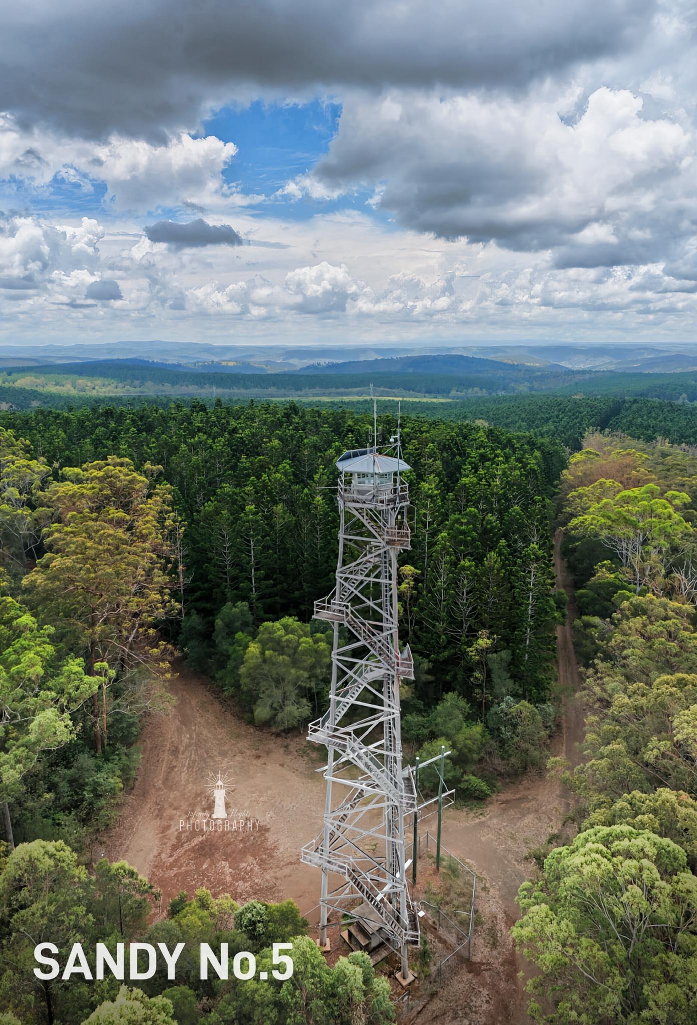 Infinity - Fire Tower 🌲🌲🌲 SANDY No.5 Somerset Region South East Hoop 36 ...