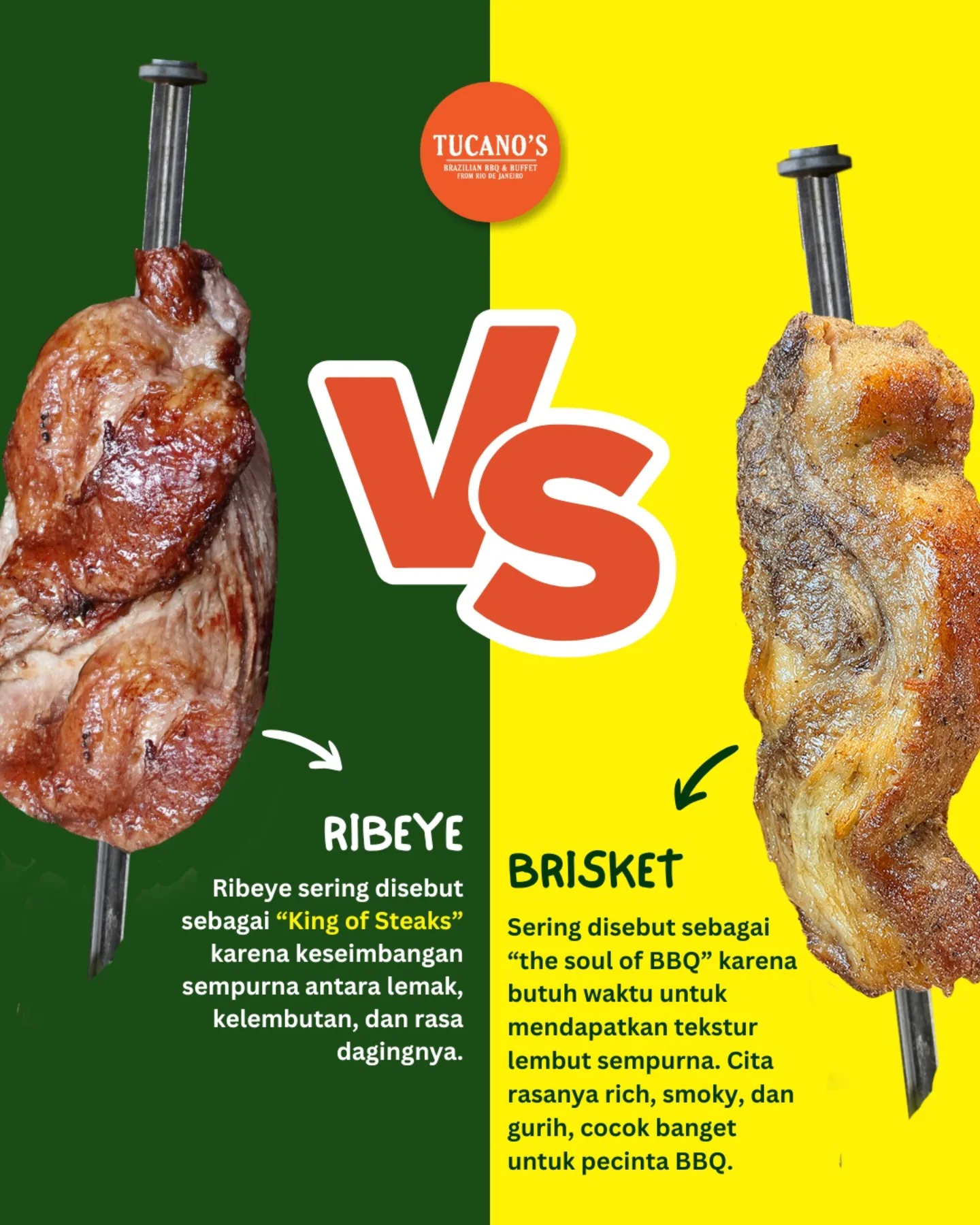 🍖 RIBEYE... - Tucano's Churrascaria - Brazilian BBQ & Buffet | Facebook