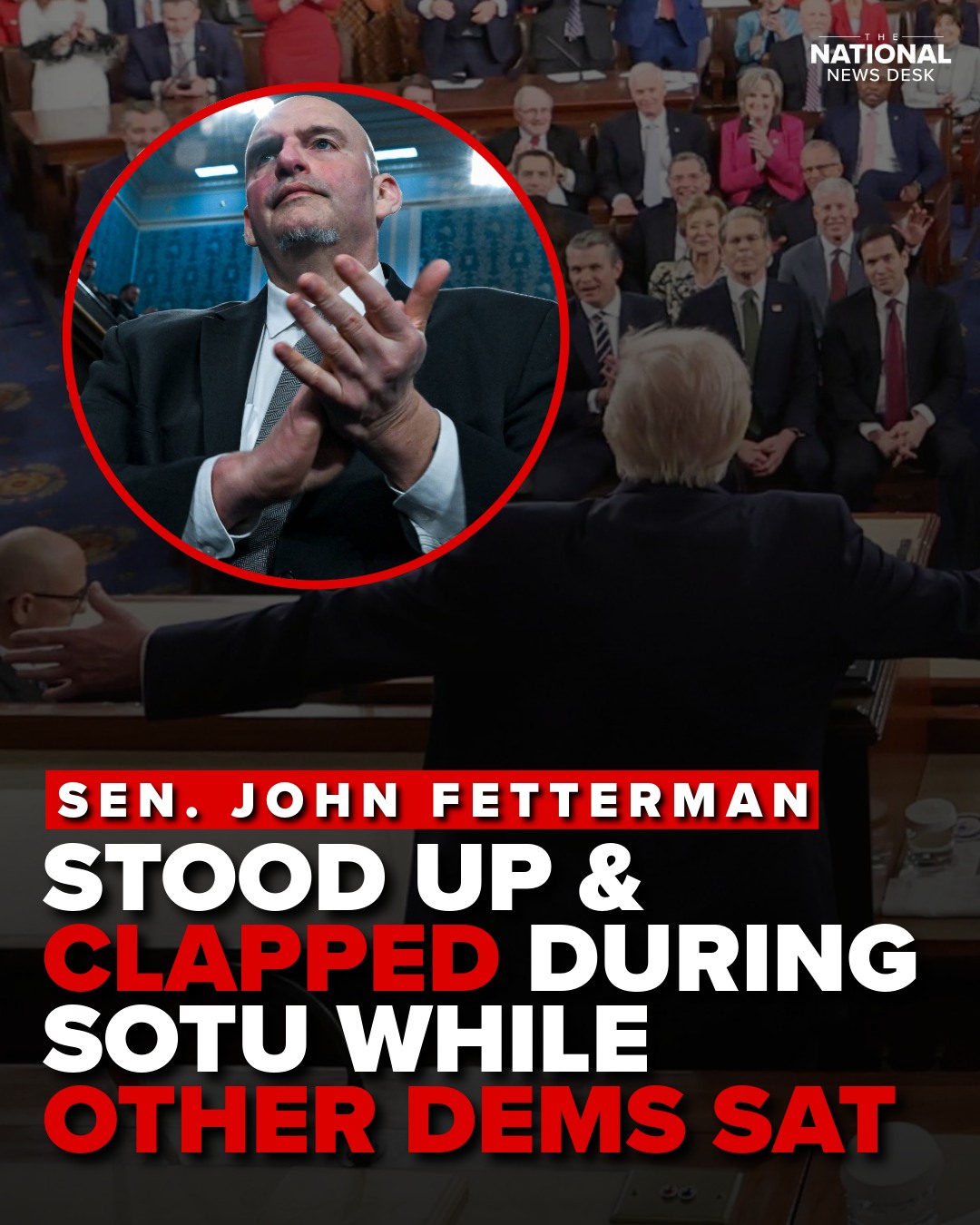 The National - Sen. John Fetterman, D-Penn, says he was one of the only ...