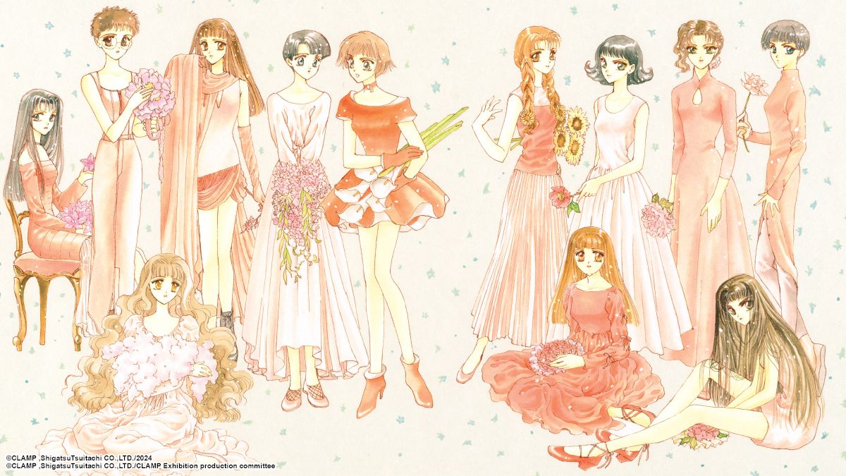 📚 CLAMP EXHIBITION Official Art Book ✨ COLOR GOLD 1989→2024