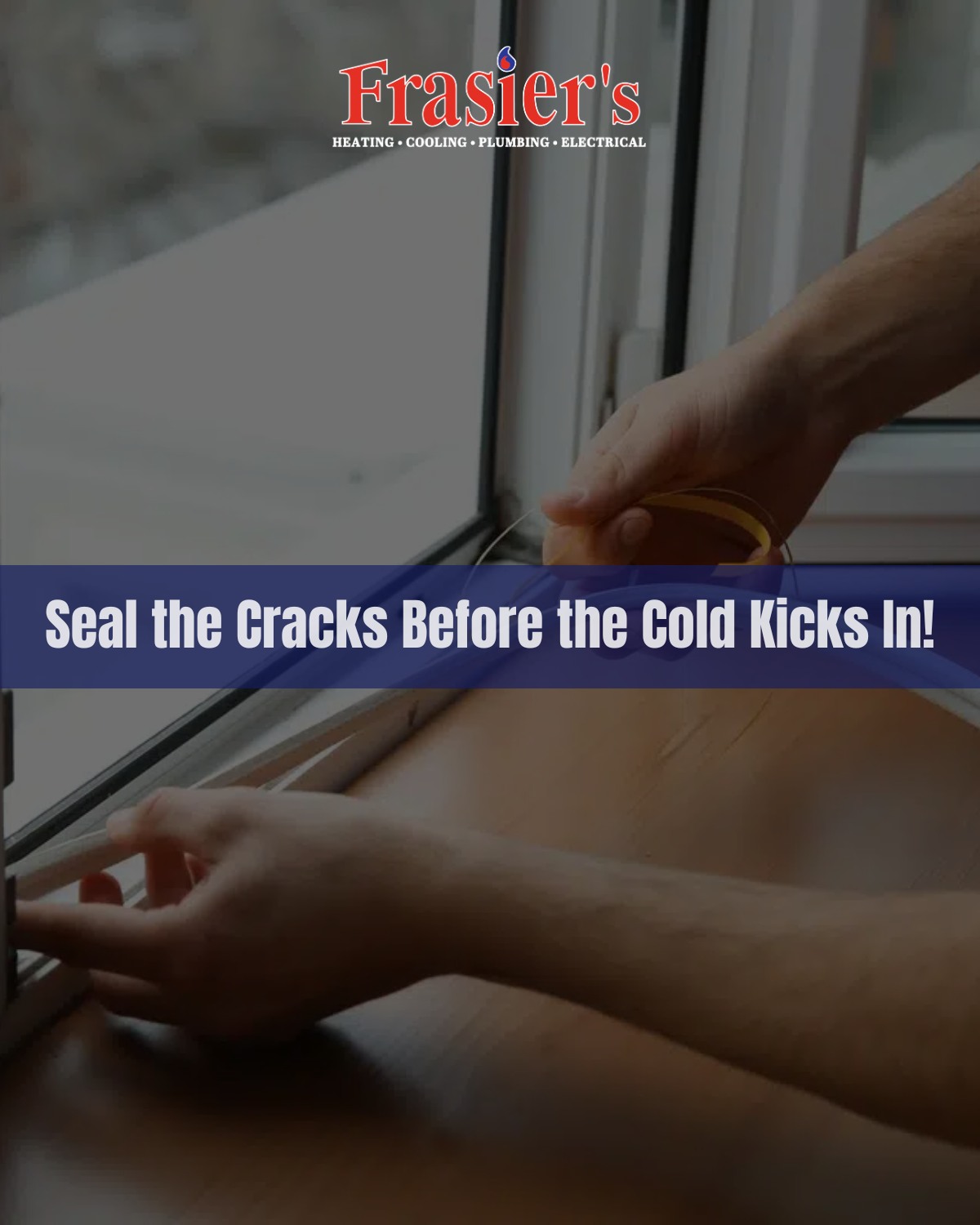 Frasier's - 🪟 ️ Seal Your Window Cracks Before the Cold Hits Small air ...