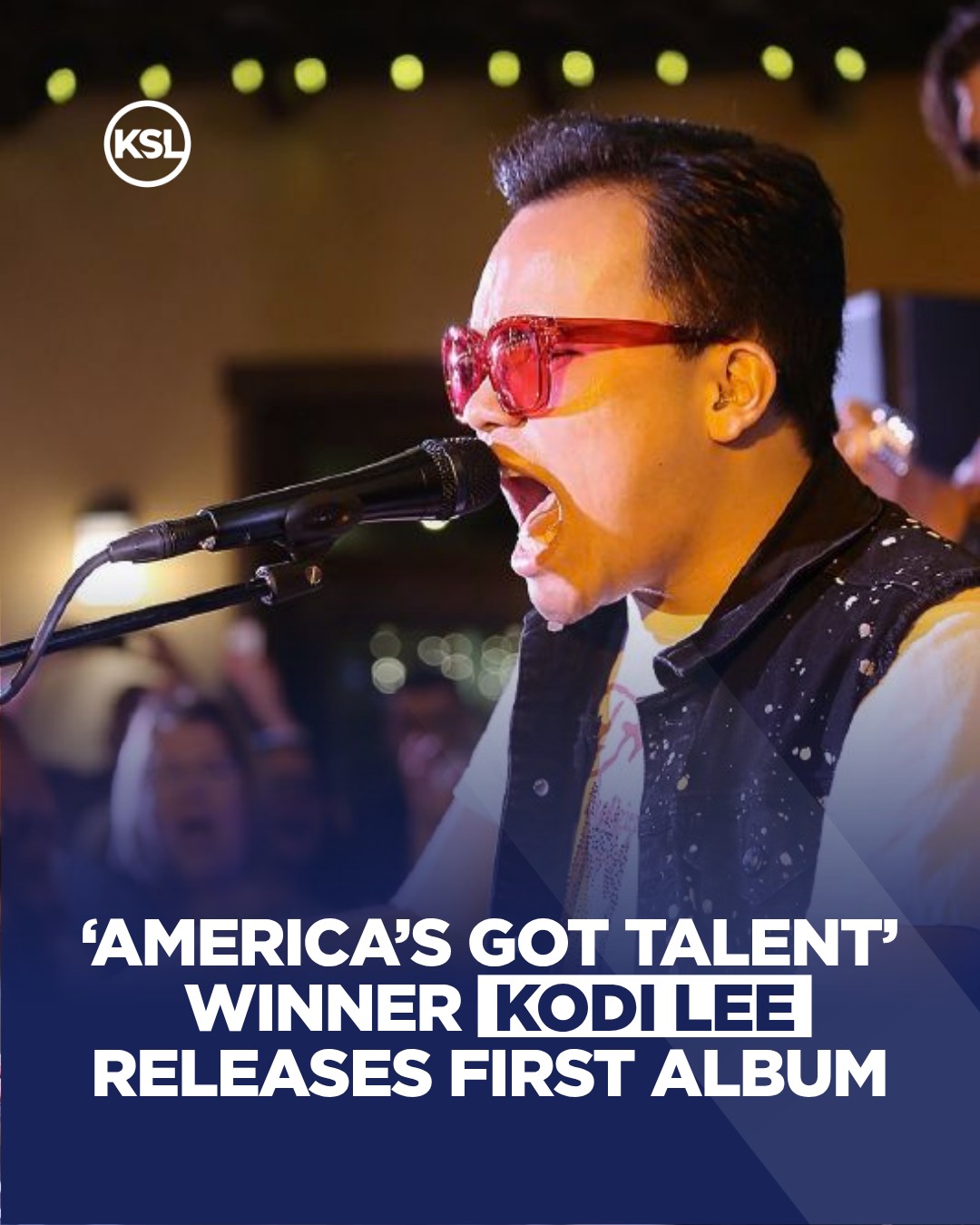 The Utah native Kodi Lee went viral after he sang for the first