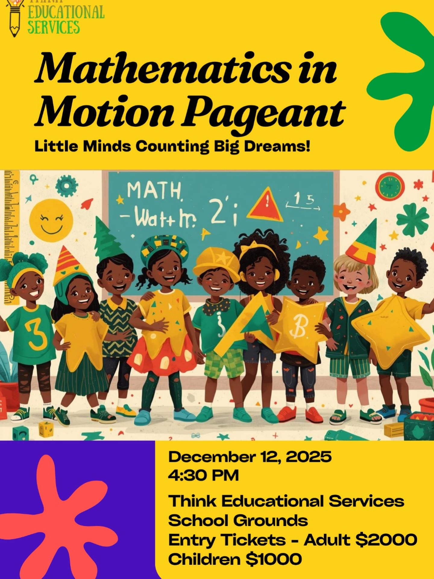 Think - Mark your calendars! 🗓️ The Mathematics in Motion Pageant ...