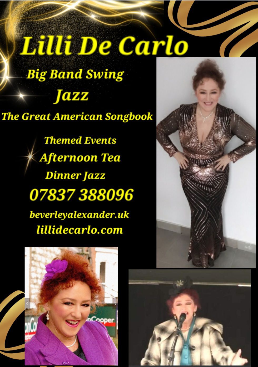 Lilli De Carlo - Vintage & 1940’s Swing Big Band Singer