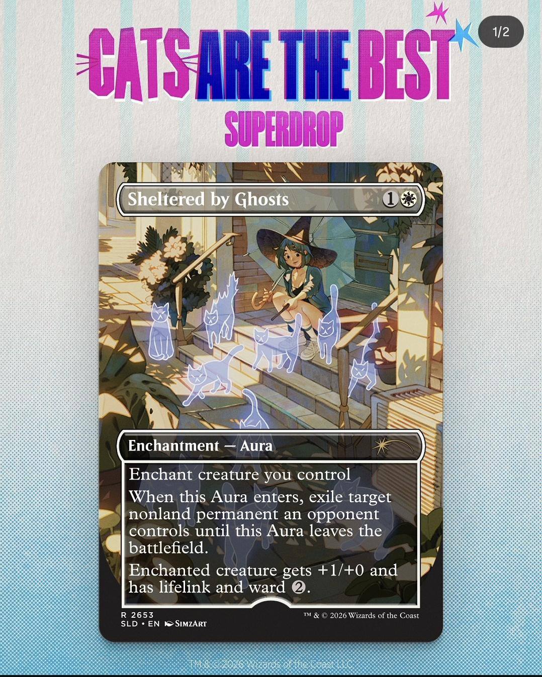 Cats are the best secret lair drop cards