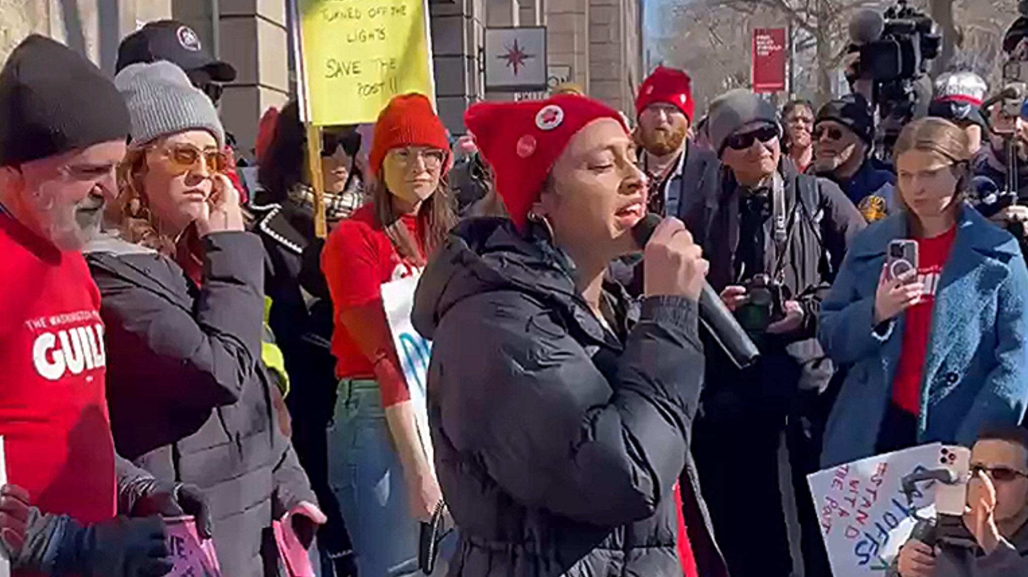 Kings of A&R - Washington Post reporters staged a protest... | Facebook