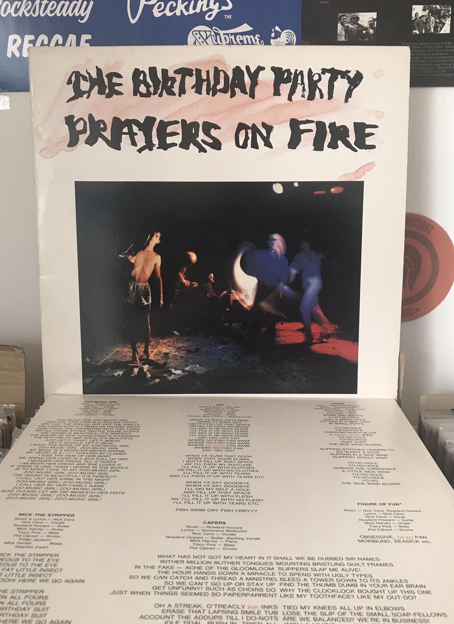 The Birthday Party's Live 1981-82 vinyl splatter 2LP available