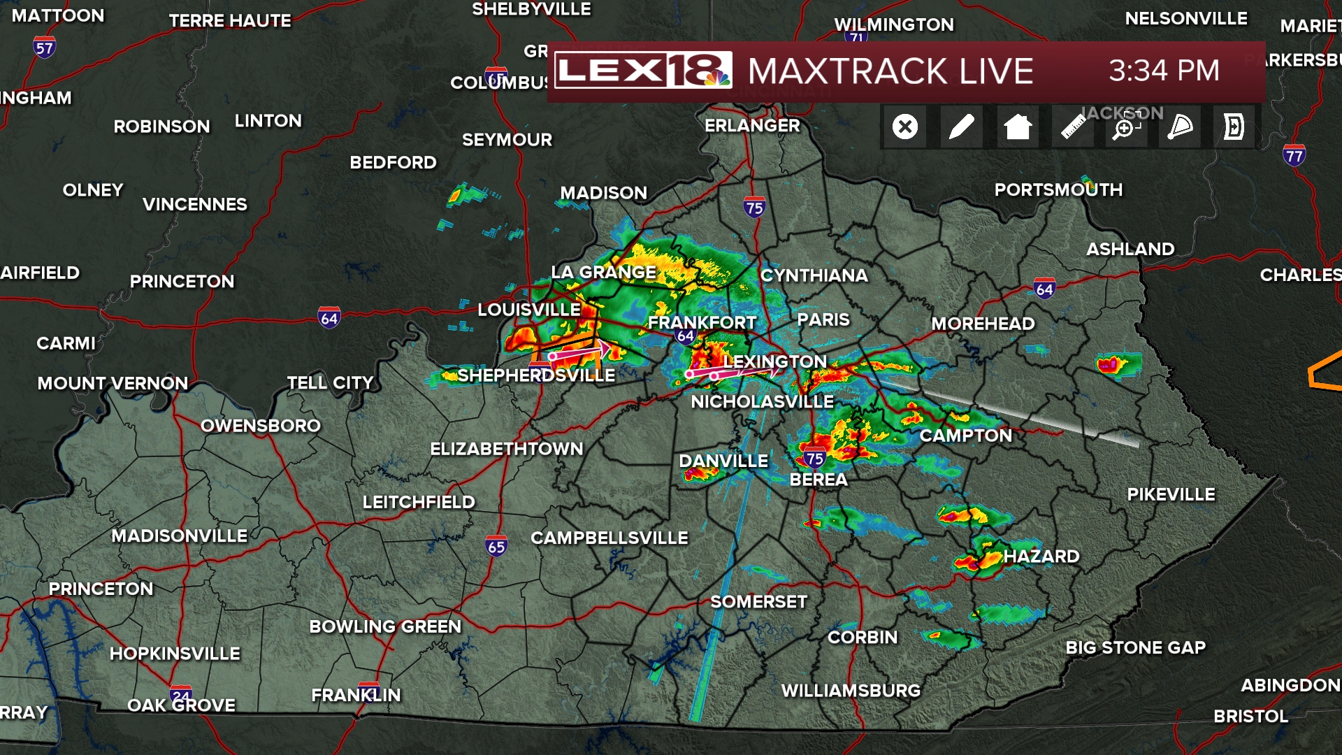 Bill - The TORNADO WATCH has been extended eastward to include most of ...