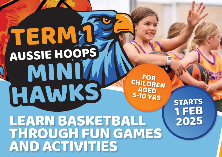 Banyule - 🏀 **Mini Hawks Aussie Hoops** 🏀 Calling all kids aged 5-10! 🌟 ...