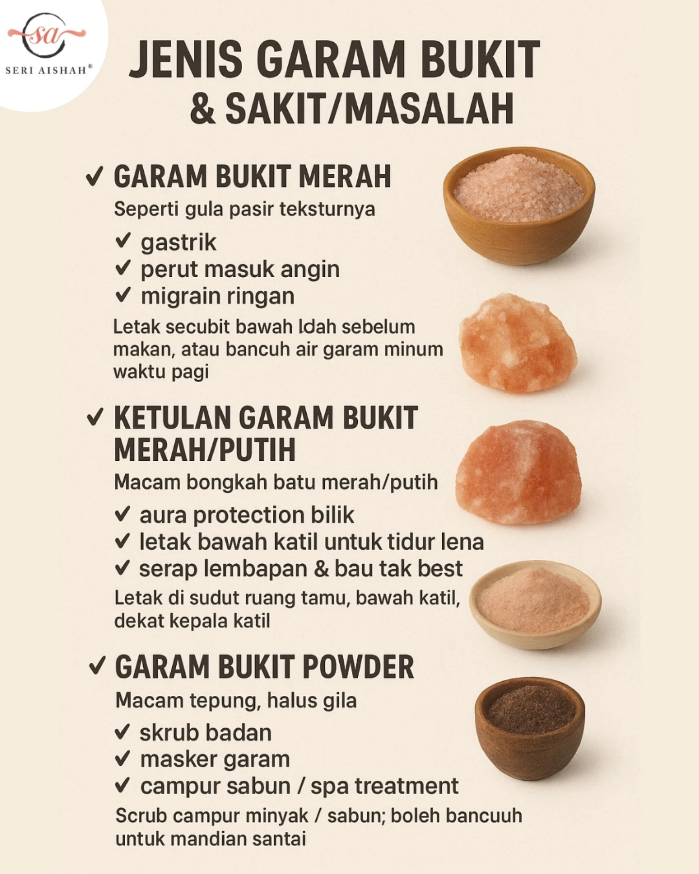 HQ Pengimport & Pembekal Garam Bukit Himalaya - KESAN MANDI GARAM ...