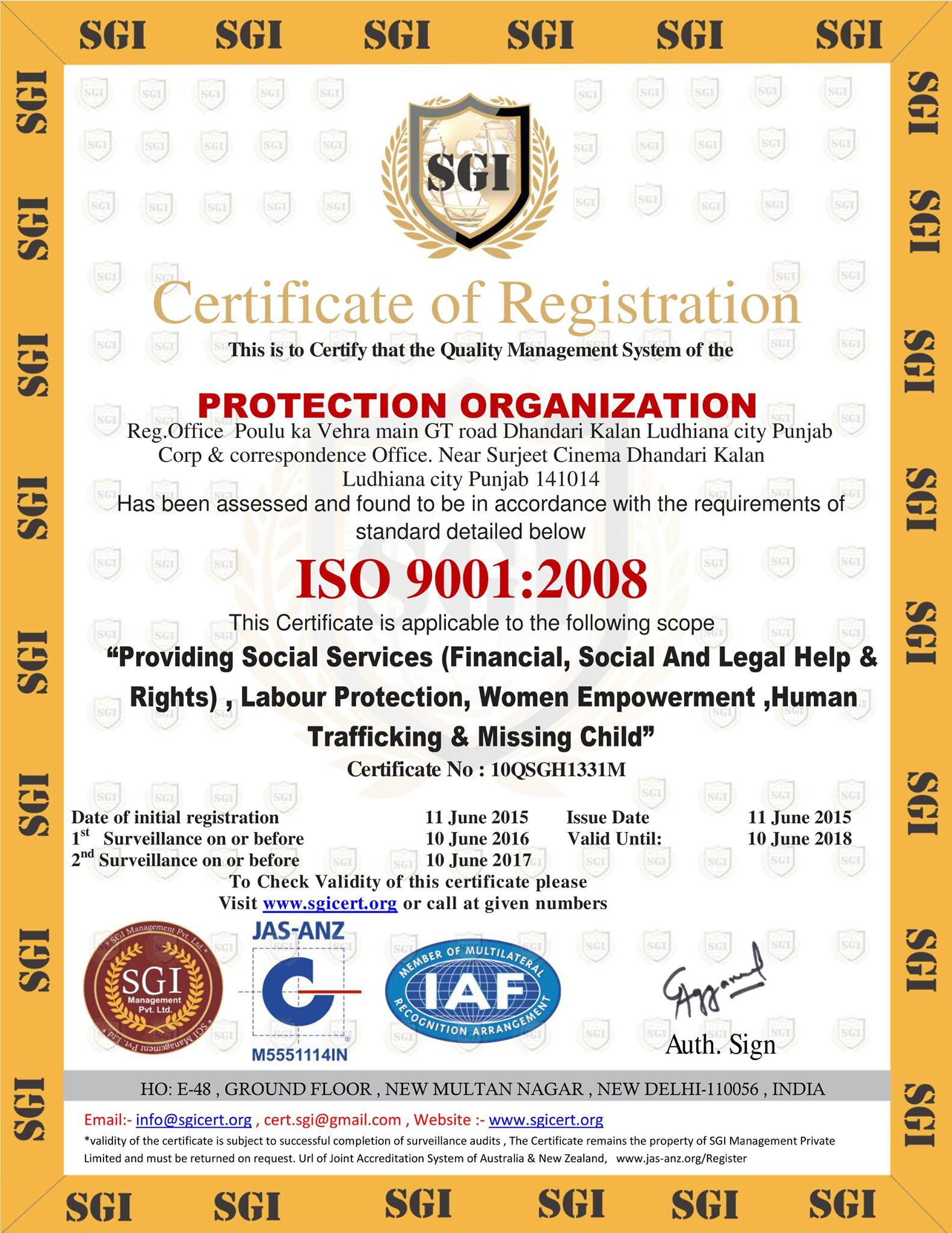 Protection Organization