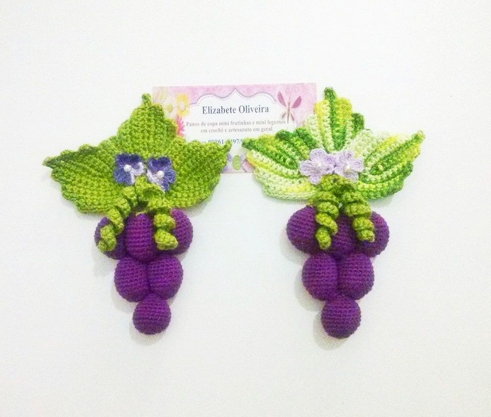 French その他 Crocheted Decoration 1920s Grape