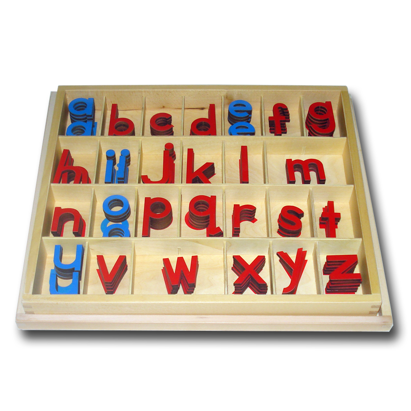 Planet Montessori - Movable Alphabet in Wood - Print (LPM035), for only ...