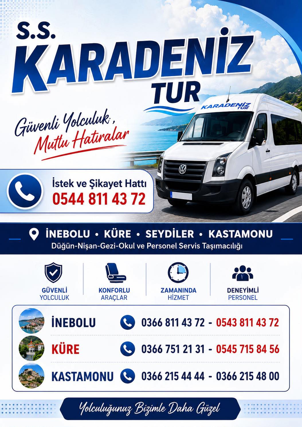 Karadeniz tur münübüscüler kooperatif i | Inebolu