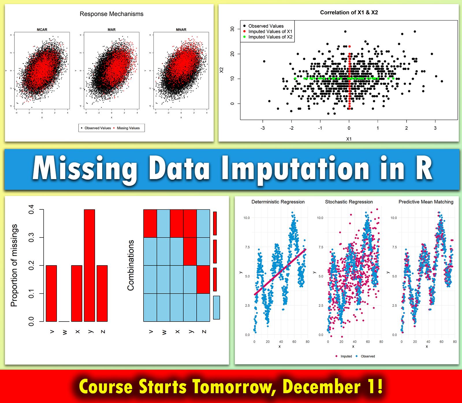 Statistics - My online course, "Missing Data Imputation in R," starts ...