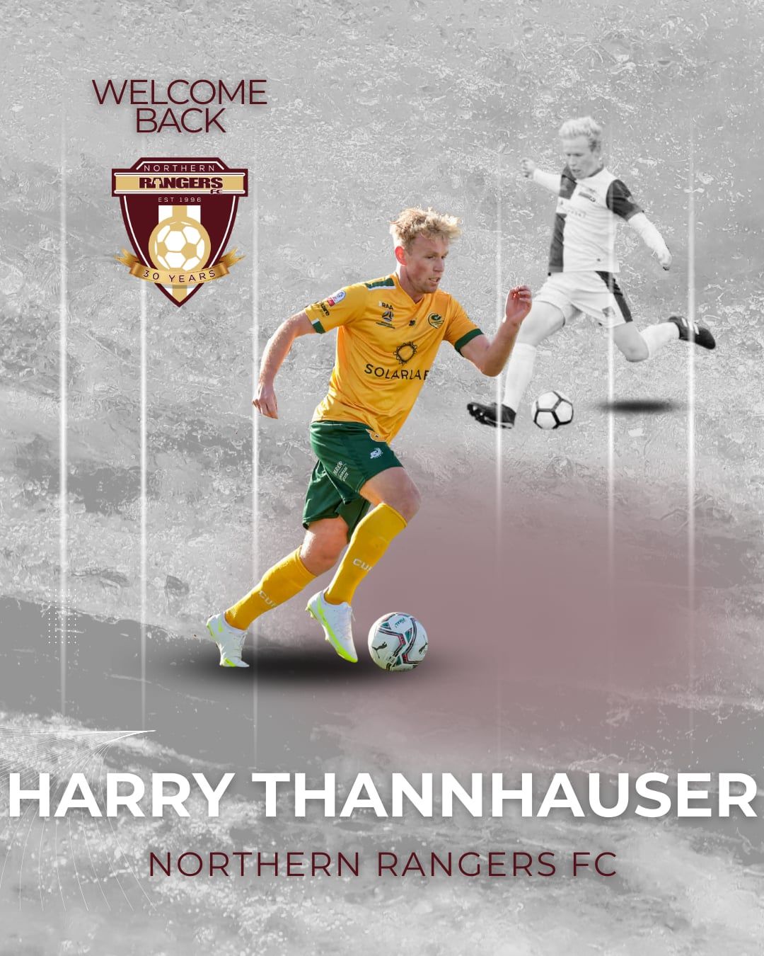 Northern - WELCOME BACK, HARRY THANNHAUSER Northern Rangers FC are ...