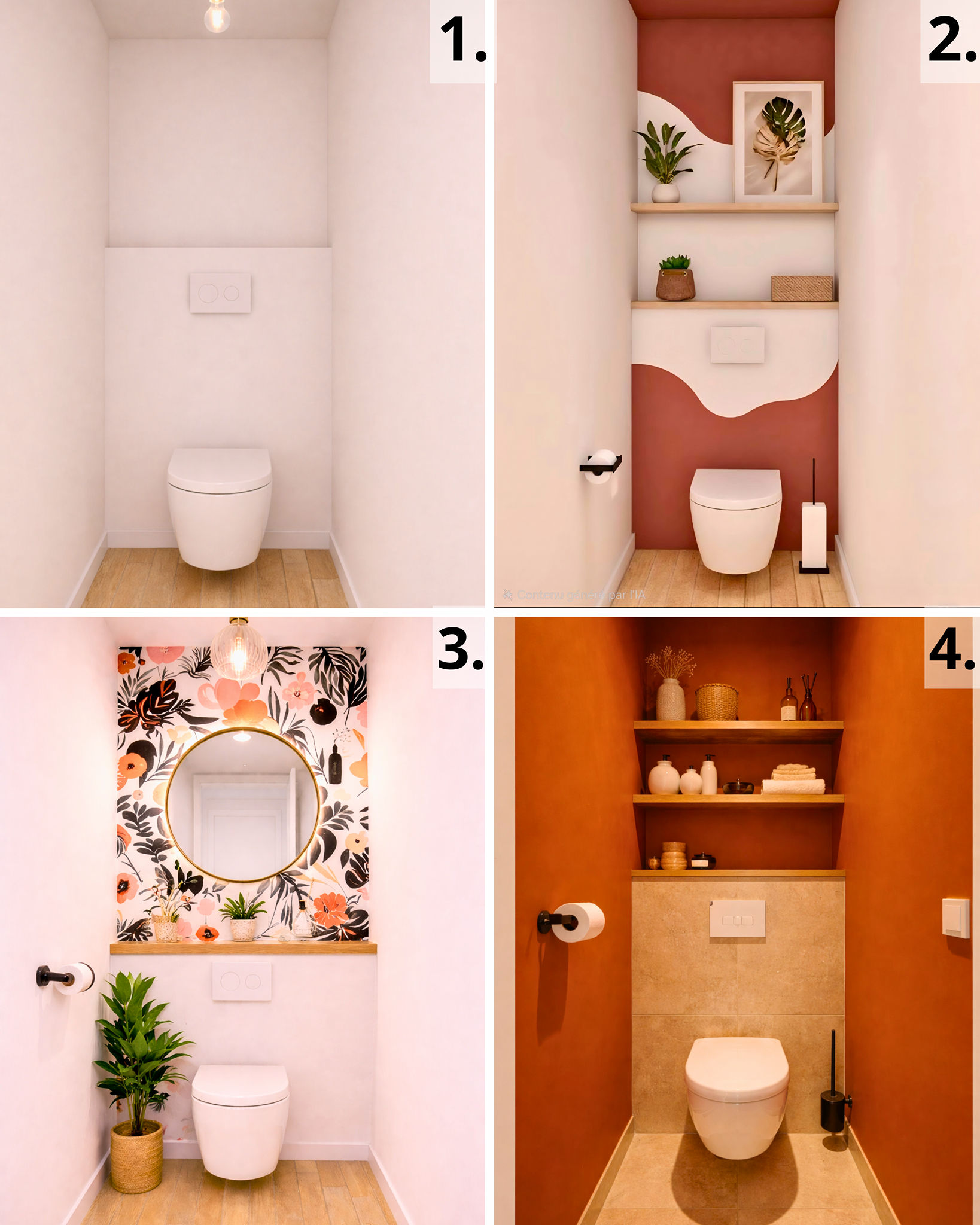 Marie Vacher - 3 façons de relooker des WC Peinture... | Facebook