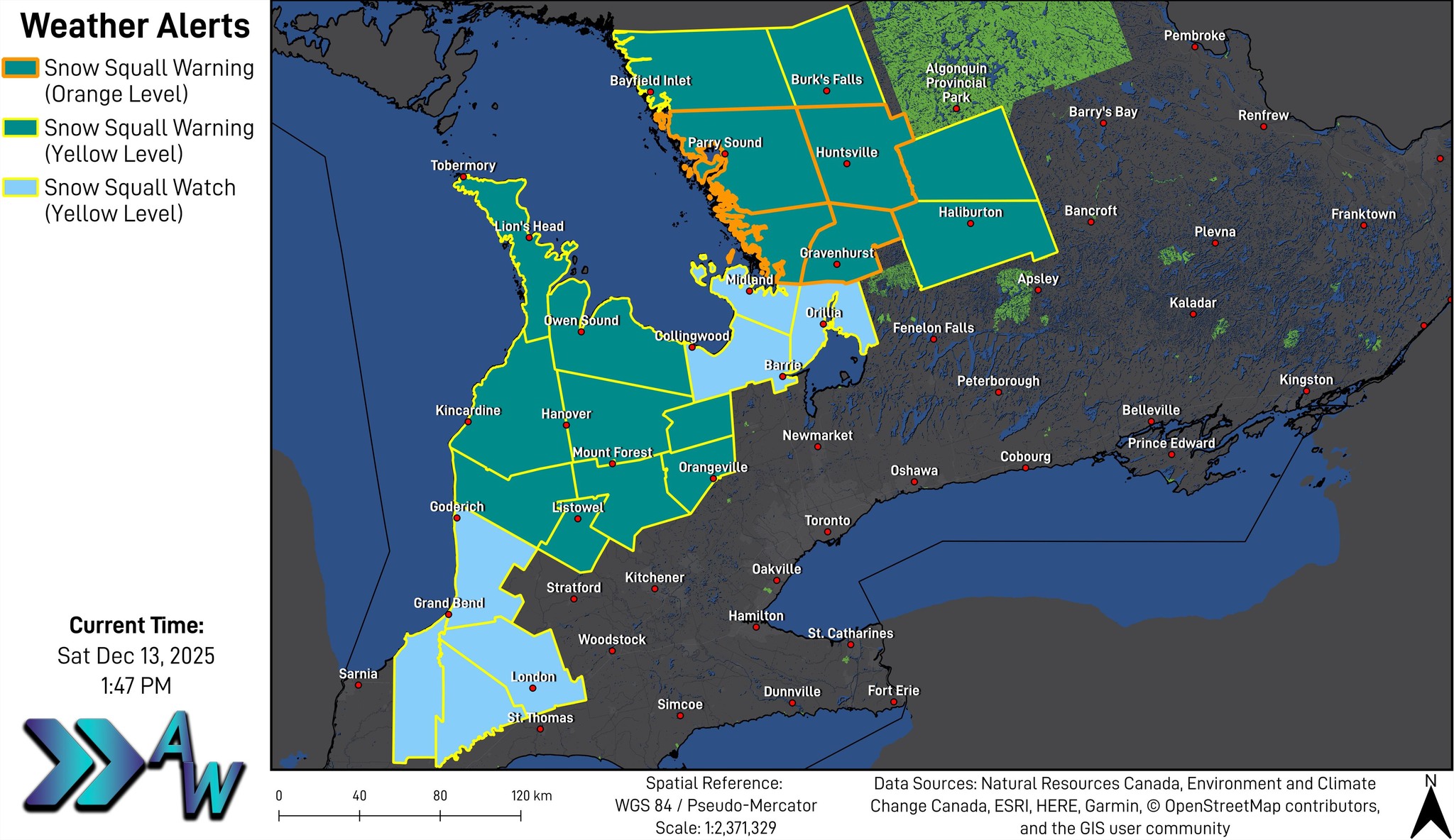 Advance - 1:48 PM ET - Here is a look at current weather alerts in ...