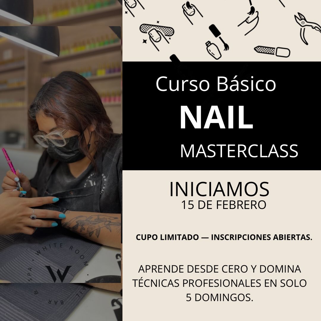WHITE - NAIL MASTERCLASS – WHITE ROOM Conviértete en profesional de las ...