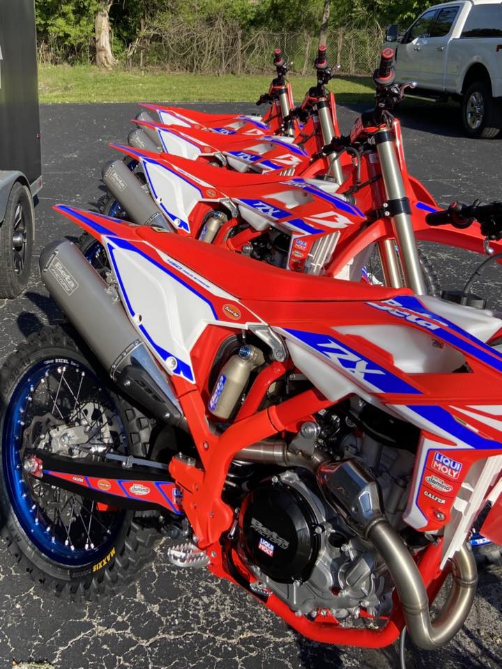2025 Beta 450RX motocross models on sale now