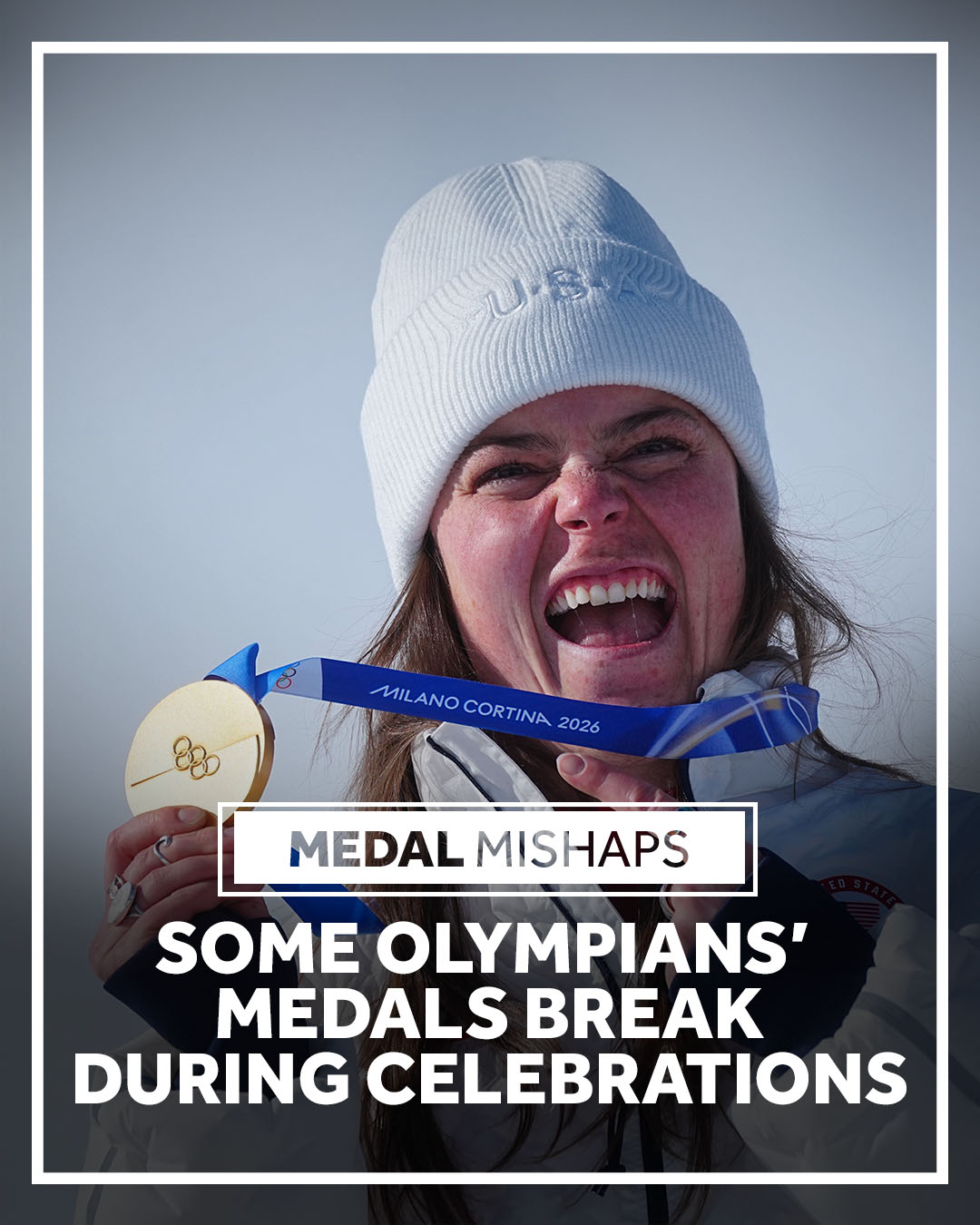 WCVB - Handle with care. That's the message from gold medalist Breezy ...