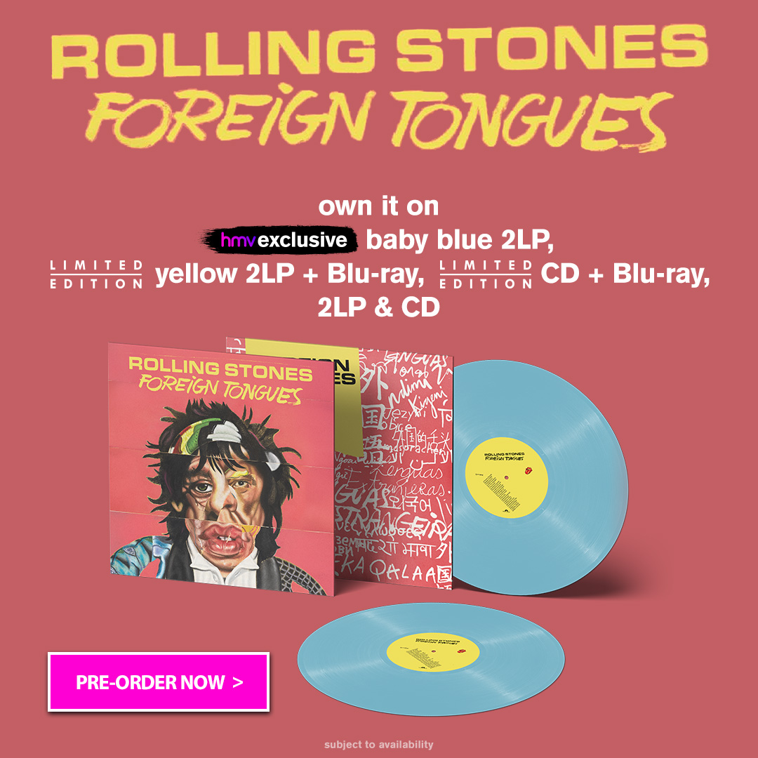 The Rolling Stones return. 👅 'Foreign Tongues' – the incredibly