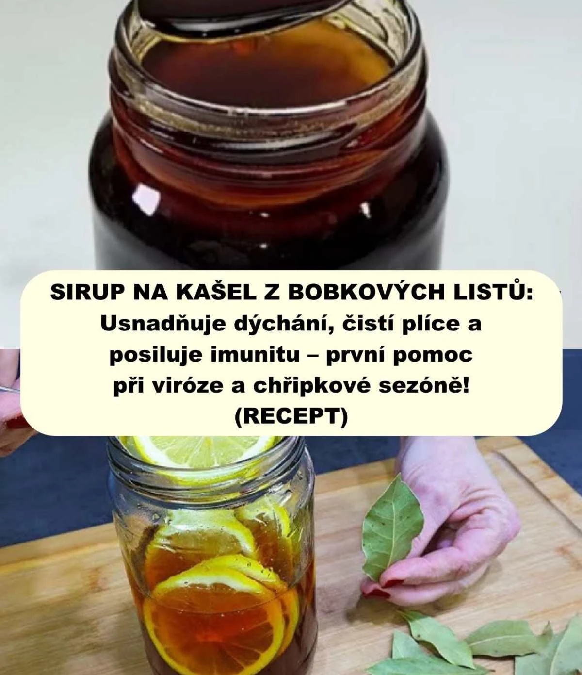 SIRUP ΝΑ KAŠEL Z BOBKOVÝCH... - Spolek úžasných žen a babiček | Facebook