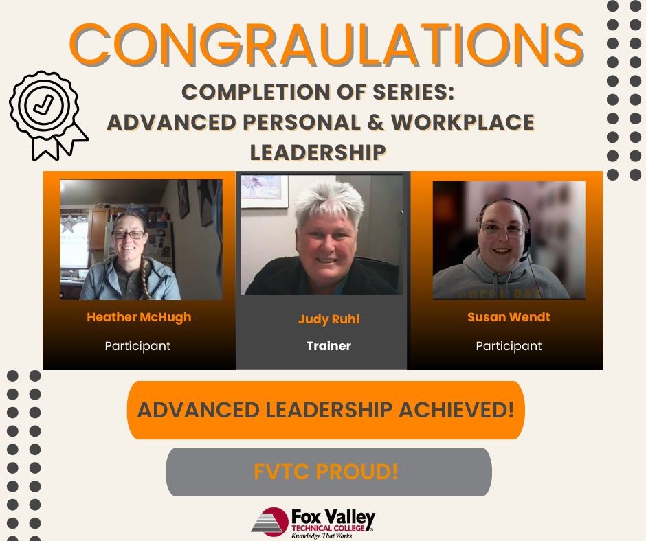 Congratulations to our... - FVTC Business & Industry Services | Facebook