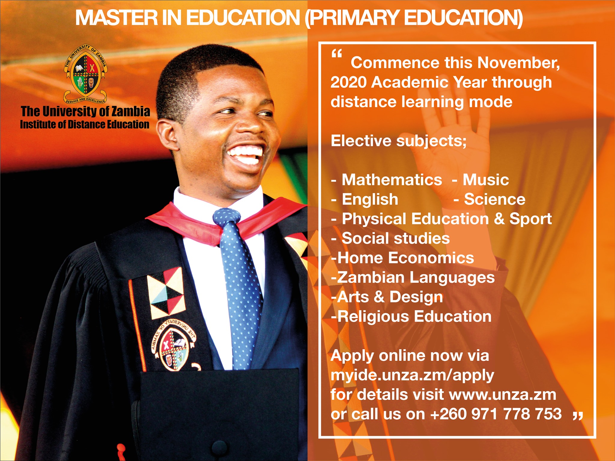 The Institute of Distance Education is still receiving applications for ...