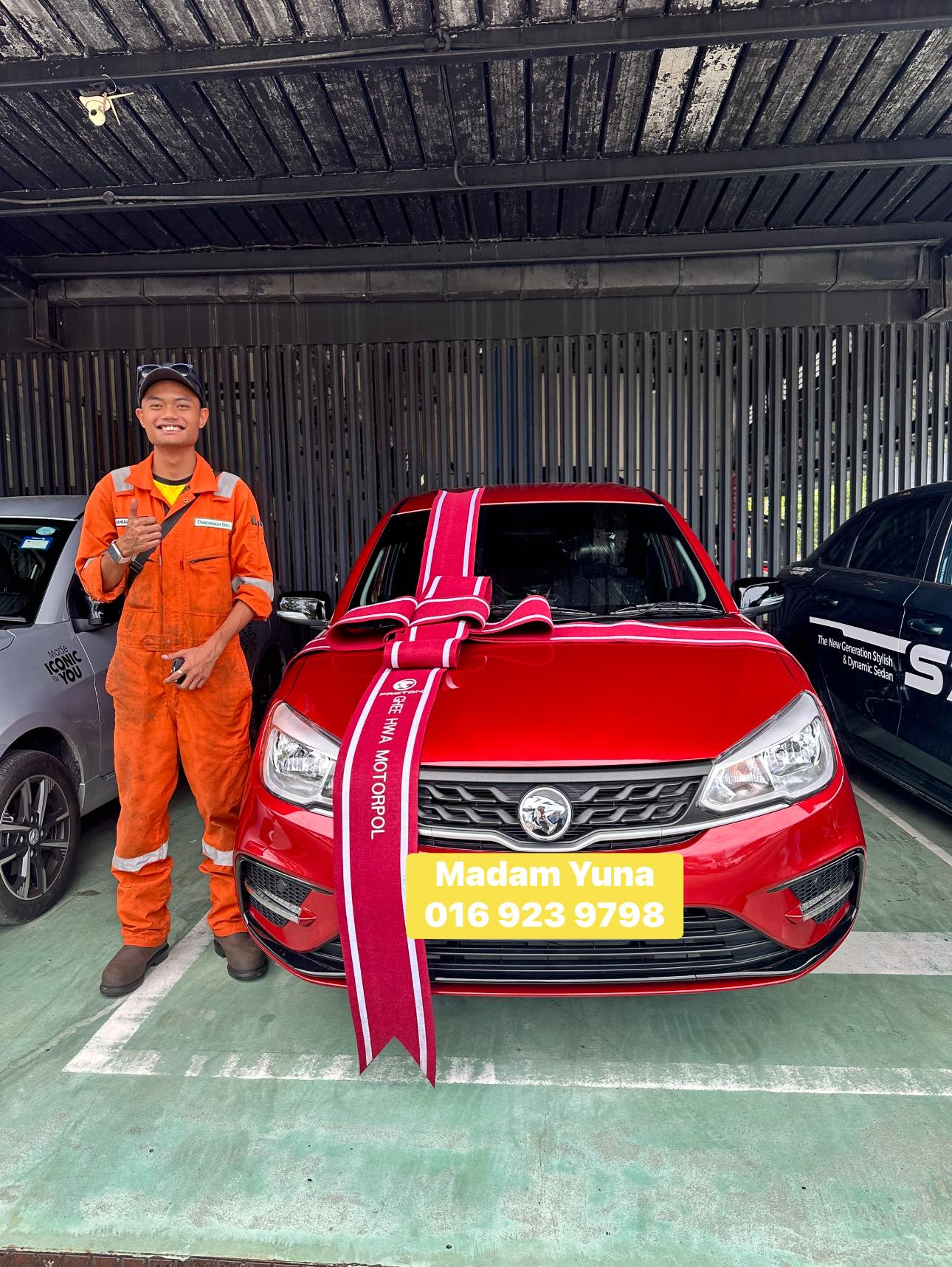 Yuna - Congratulations New Owner Proton Saga Premium 1.3 at , Ruby Red ...