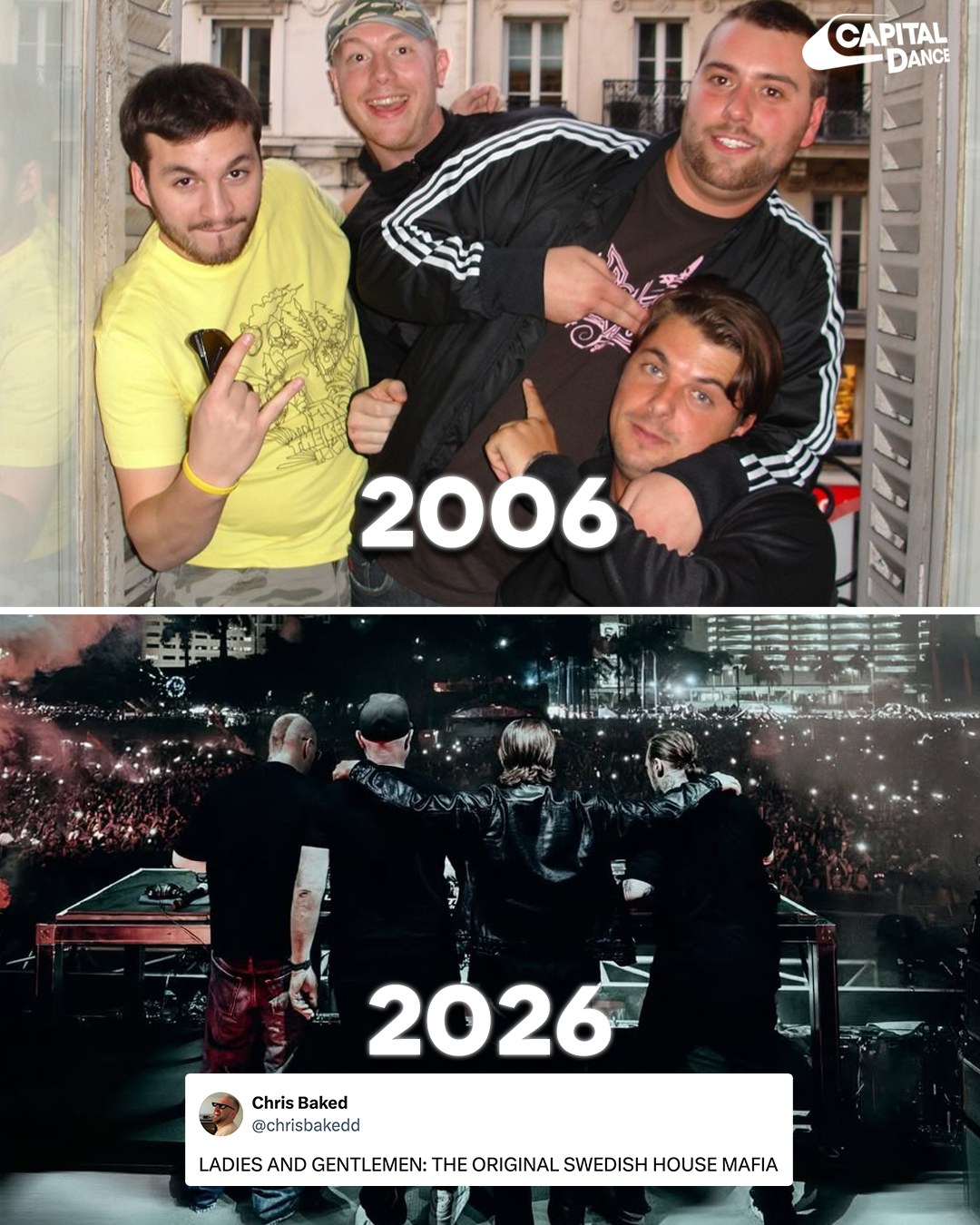 Eric Prydz. Axwell. Steve Angello. Sebastian Ingrosso. All four
