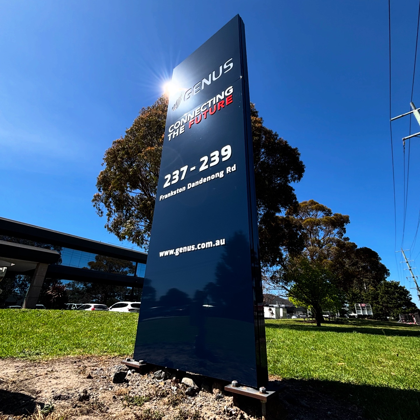 Tango Visuals - We recently installed this sleek pylon and... | Facebook