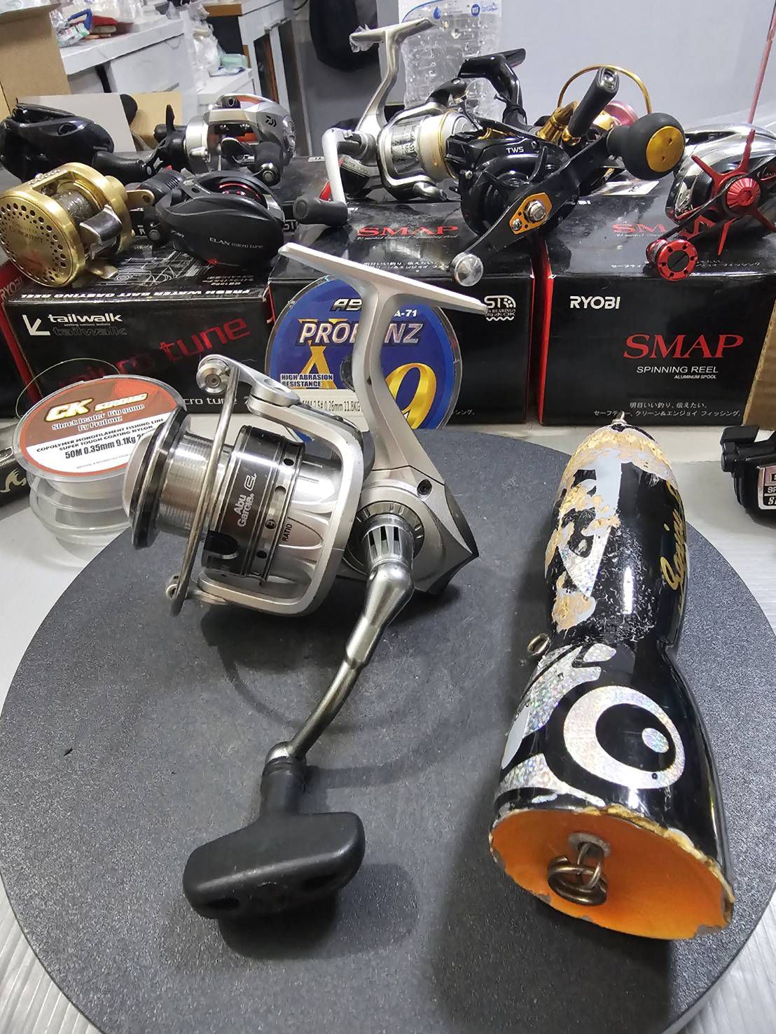 penn 330gt2 ugly stik combo 7' GX2 Spinning Fishing Rod and Reel Spinning Combo, 7' 1-Piece Rod & SpiderWire Stealth® Superline, Moss Green, 10lb | 4.5kg, 125yd Color:Bleeder Dolphin Category_Spinning The handle position is How to use the