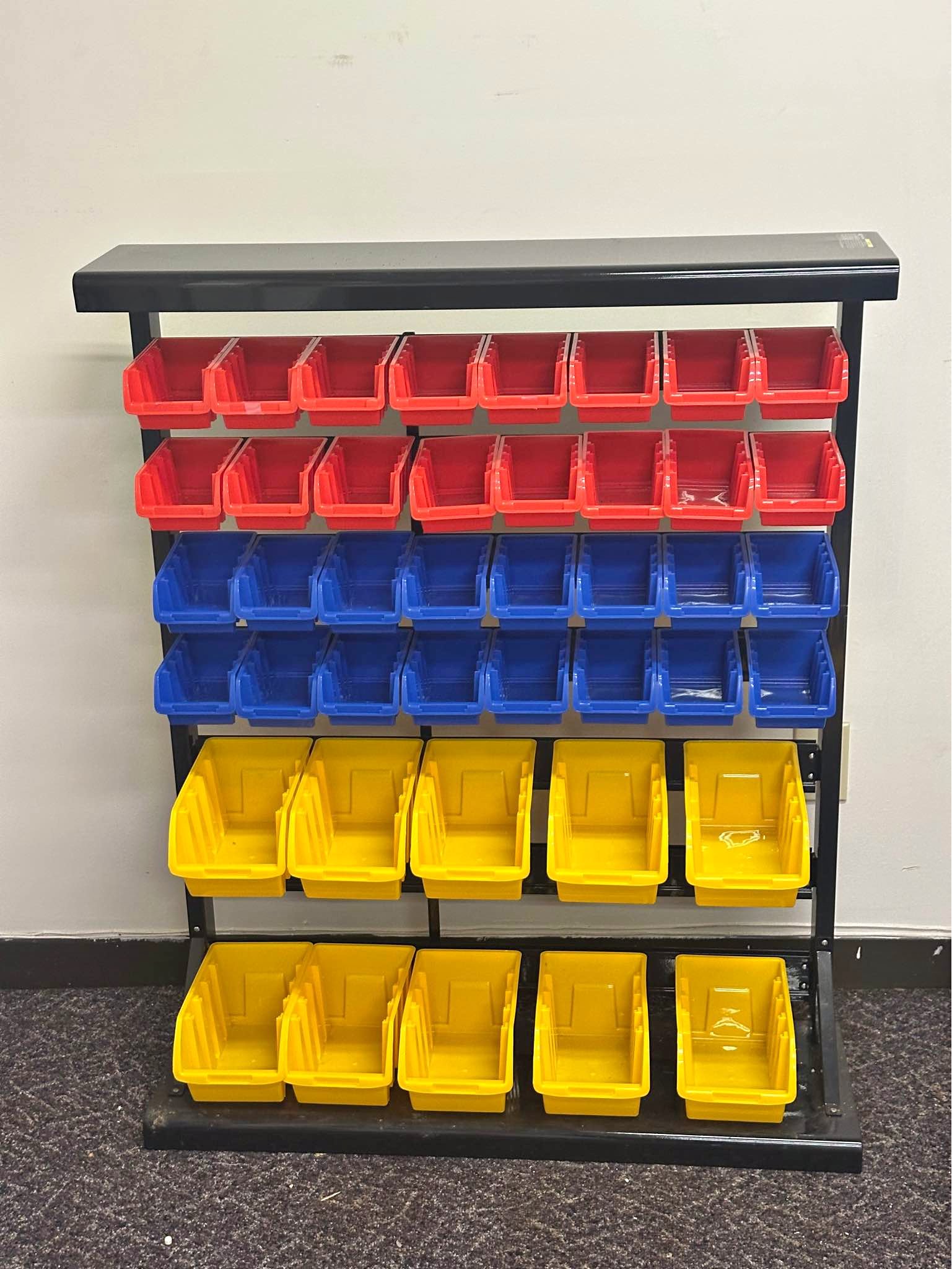 Harbor Freight STOREHOUSE 42 Bin Floor Mount Parts Rack - Item 95736 ...