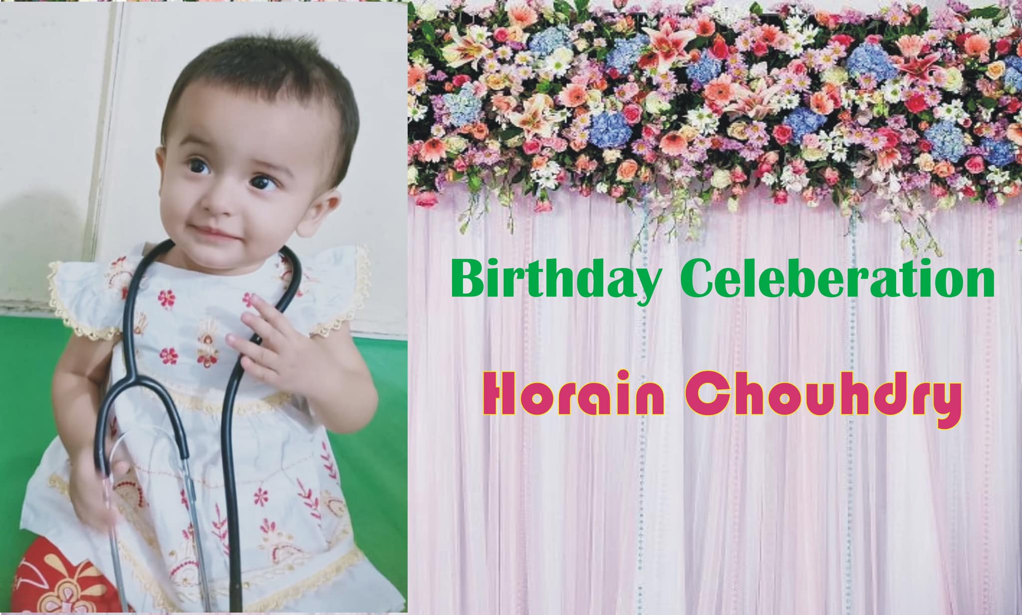 Happy Birthday Horain Chaudhary... - Tehzeeb Event Complex | Facebook