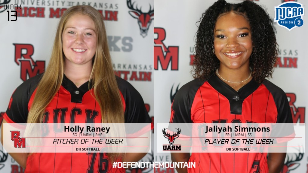 Bucks - Congratulations to UARM Bucks Softball's Holly Raney & Jaliyah ...