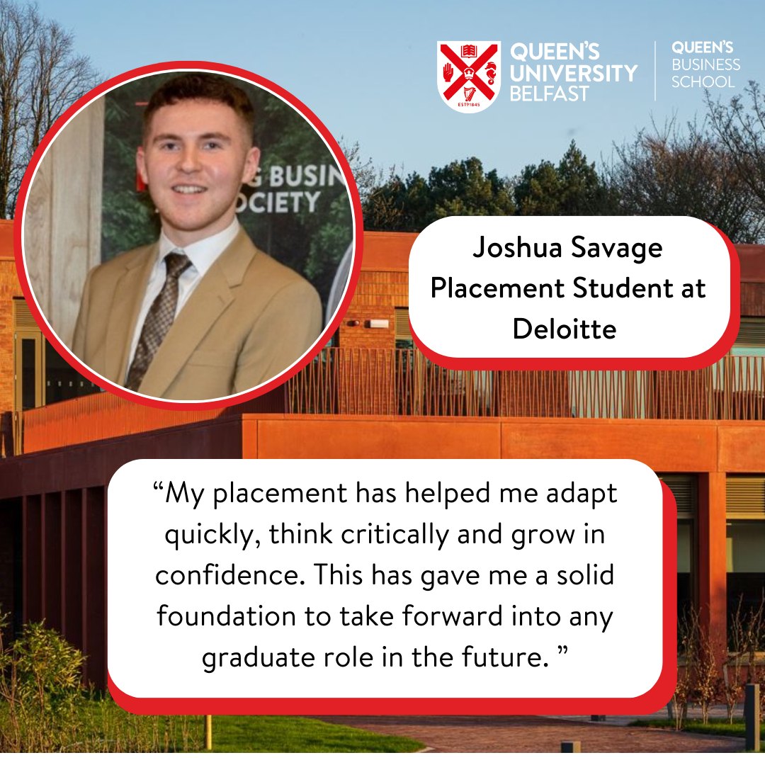 Queen's - Meet Joshua Savage, a BSc Business Management with Placement ...