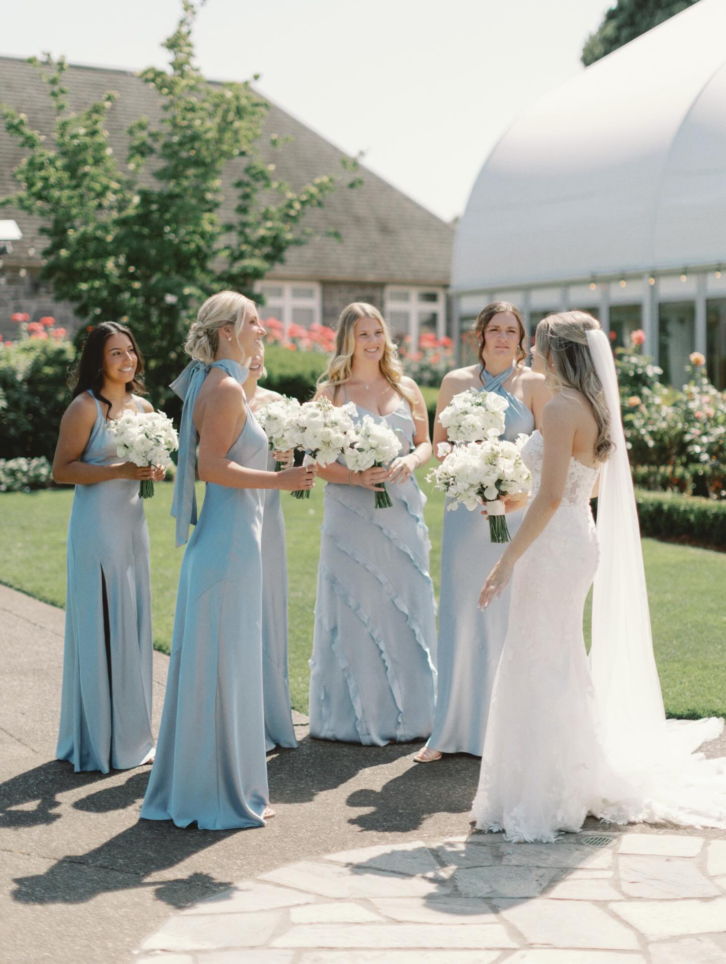 your day by nicole bridesmaid dresses Something blue, something you 🩵 We loved Nicole's bridesmaids dressed in powder blue, each dawning a different style dress to allow their individual personalities to shine. This shade of blue was a mumu dress sleep