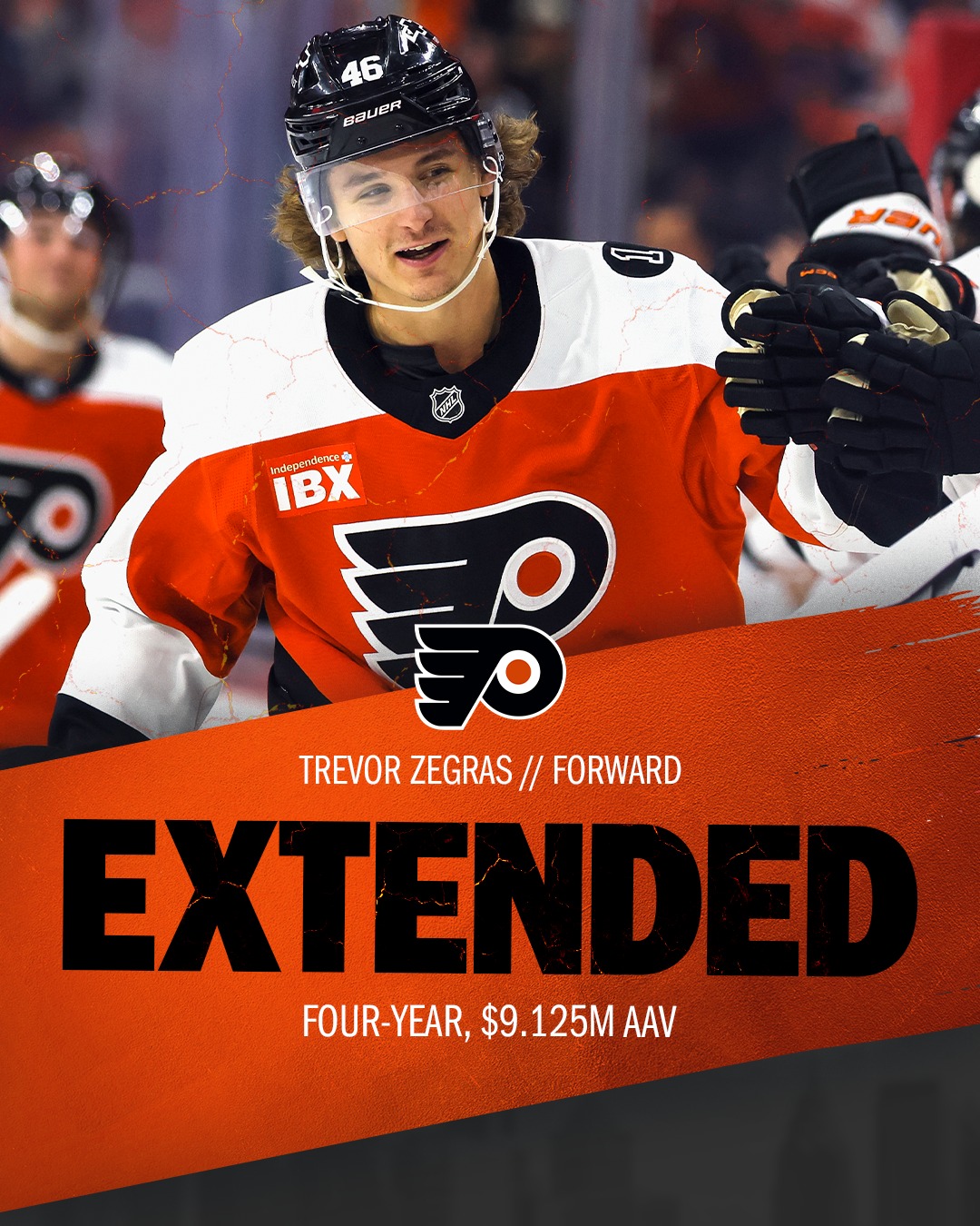 BREAKING: We have signed forward Trevor Zegras to a four-year