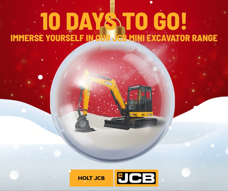 Holt - 10 days until Christmas!🎅 ️Discover our JCB Mini Excavator range ...