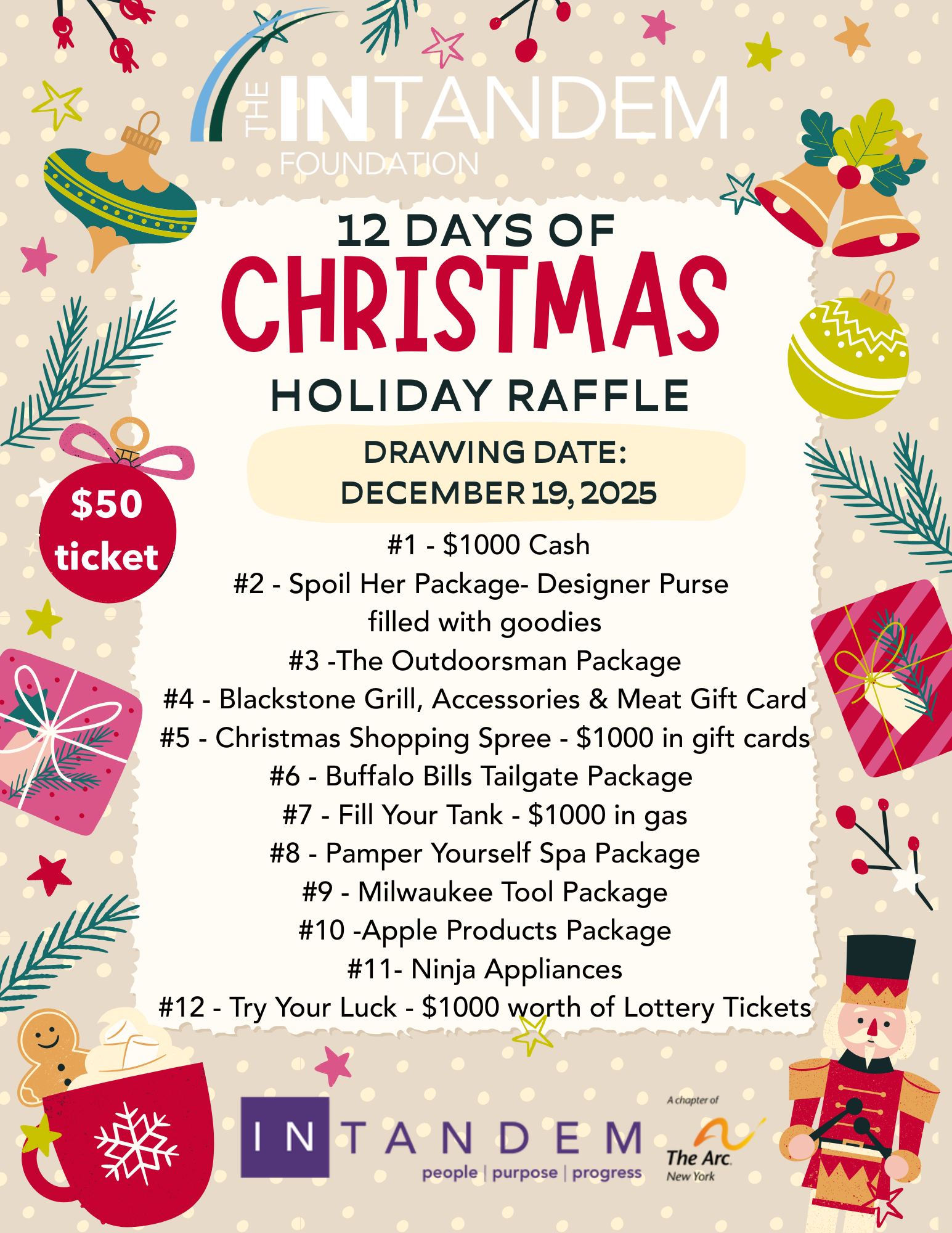 Intandem - Our 2025 Christmas Raffle is in full swing, but time is ...