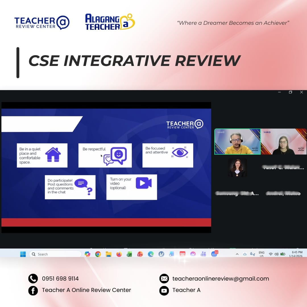 Teacher A Online Review... - Teacher A Online Review Center