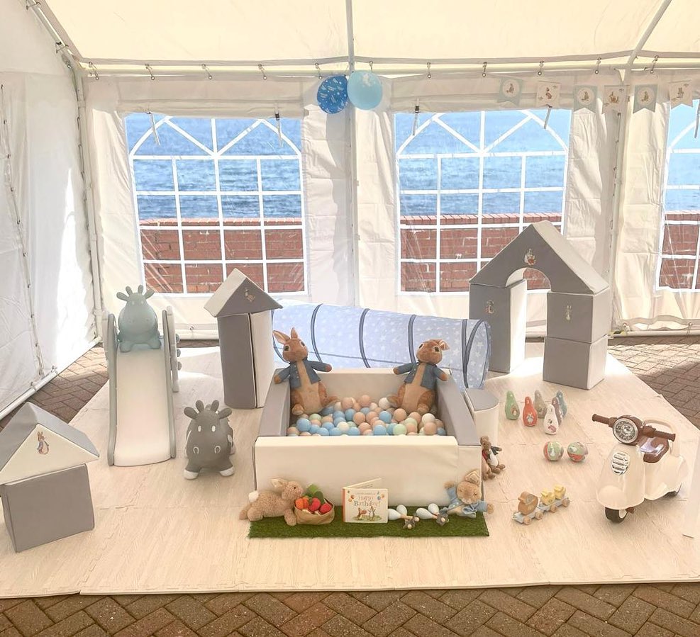 Beautiful Peter Rabbit set up for... - Tiny Play Events | Facebook