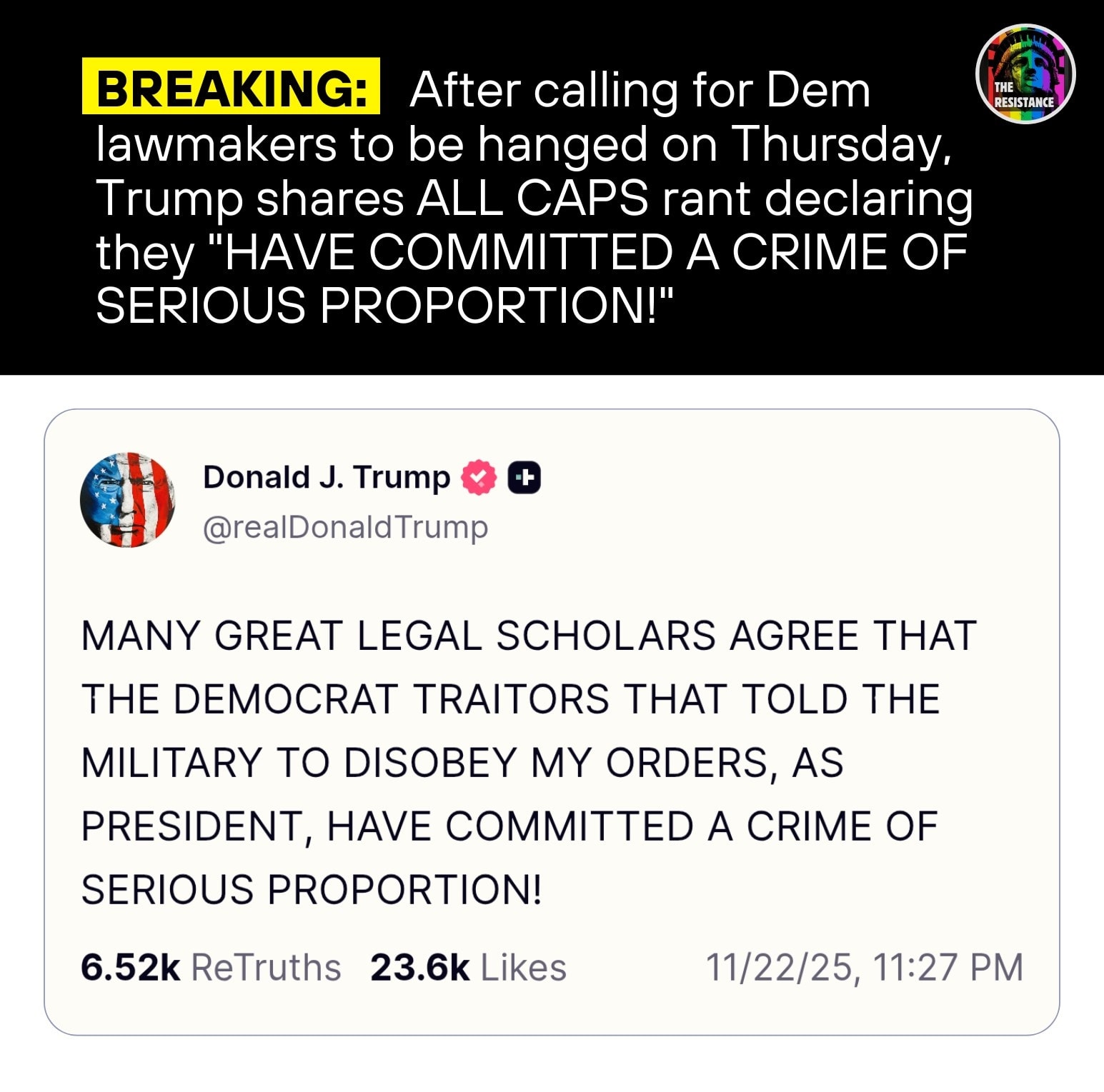 The Resistance - Name ONE legal scholar...we dare you! | Facebook