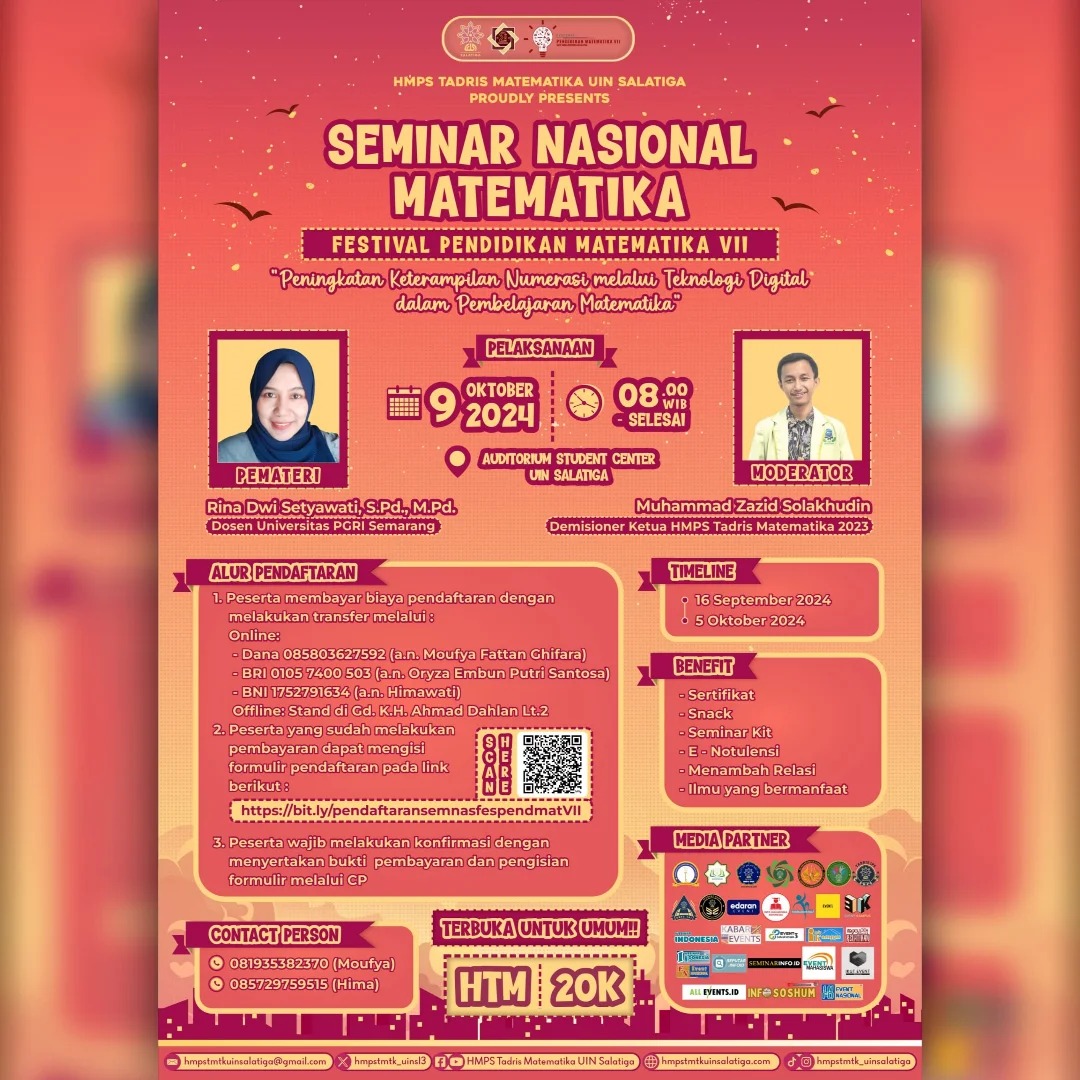 Event - 🎉 HMPS TADRIS MATEMATIKA UIN SALATIGA PROUDLY PRESENTS 🎉 💎 ...