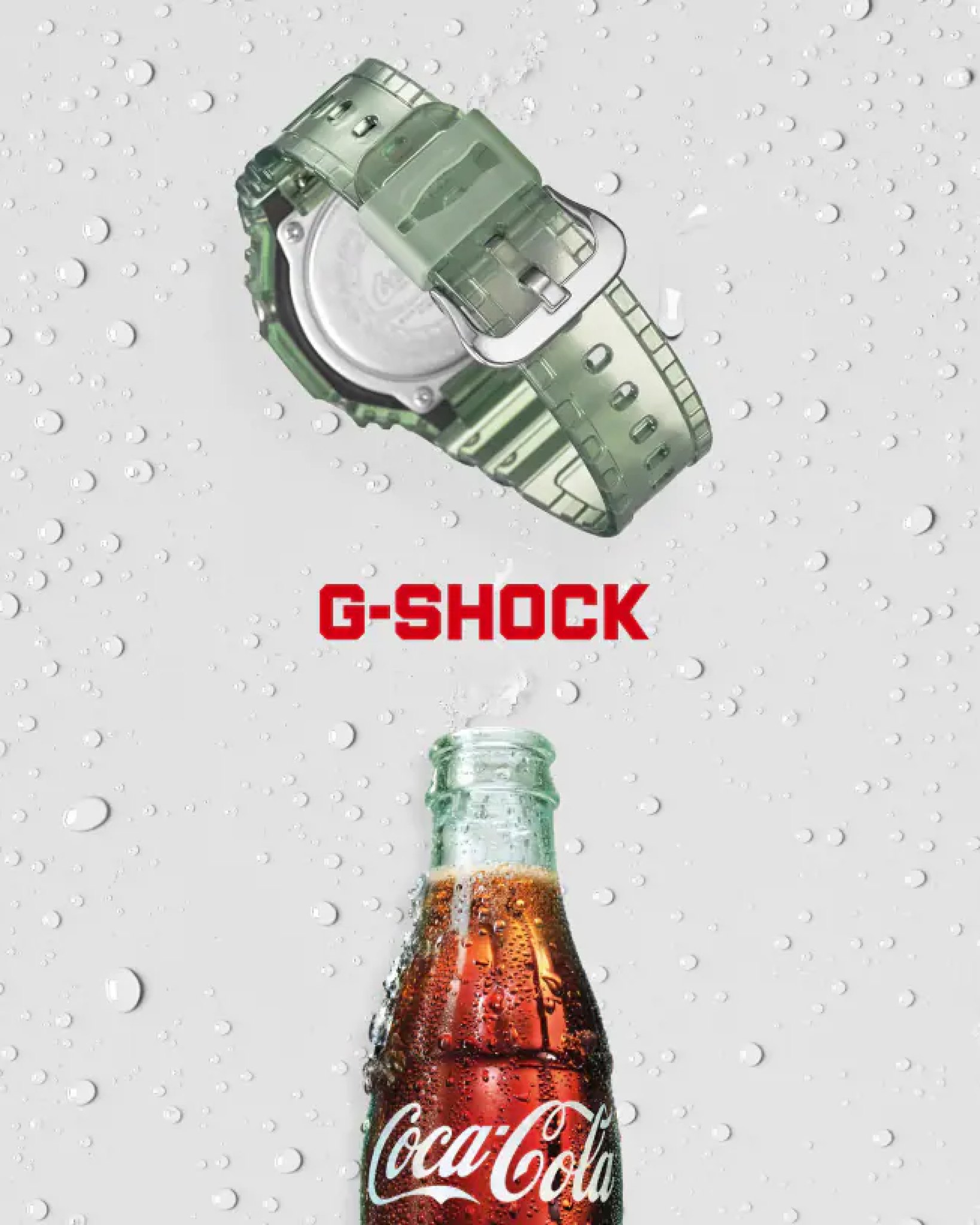 A G-SHOCK icon gets a Coca-Cola twist. ? The GA2100CC blends bold 