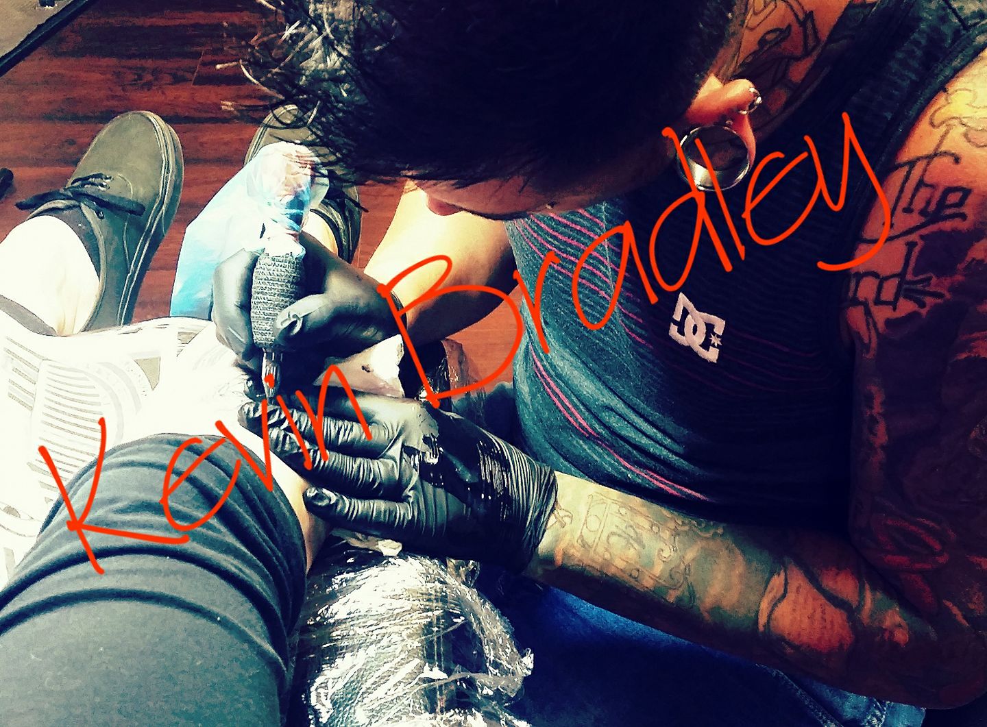 Non-Stop at the studio. Kevin... - Sea of Ink Tattoo Studio