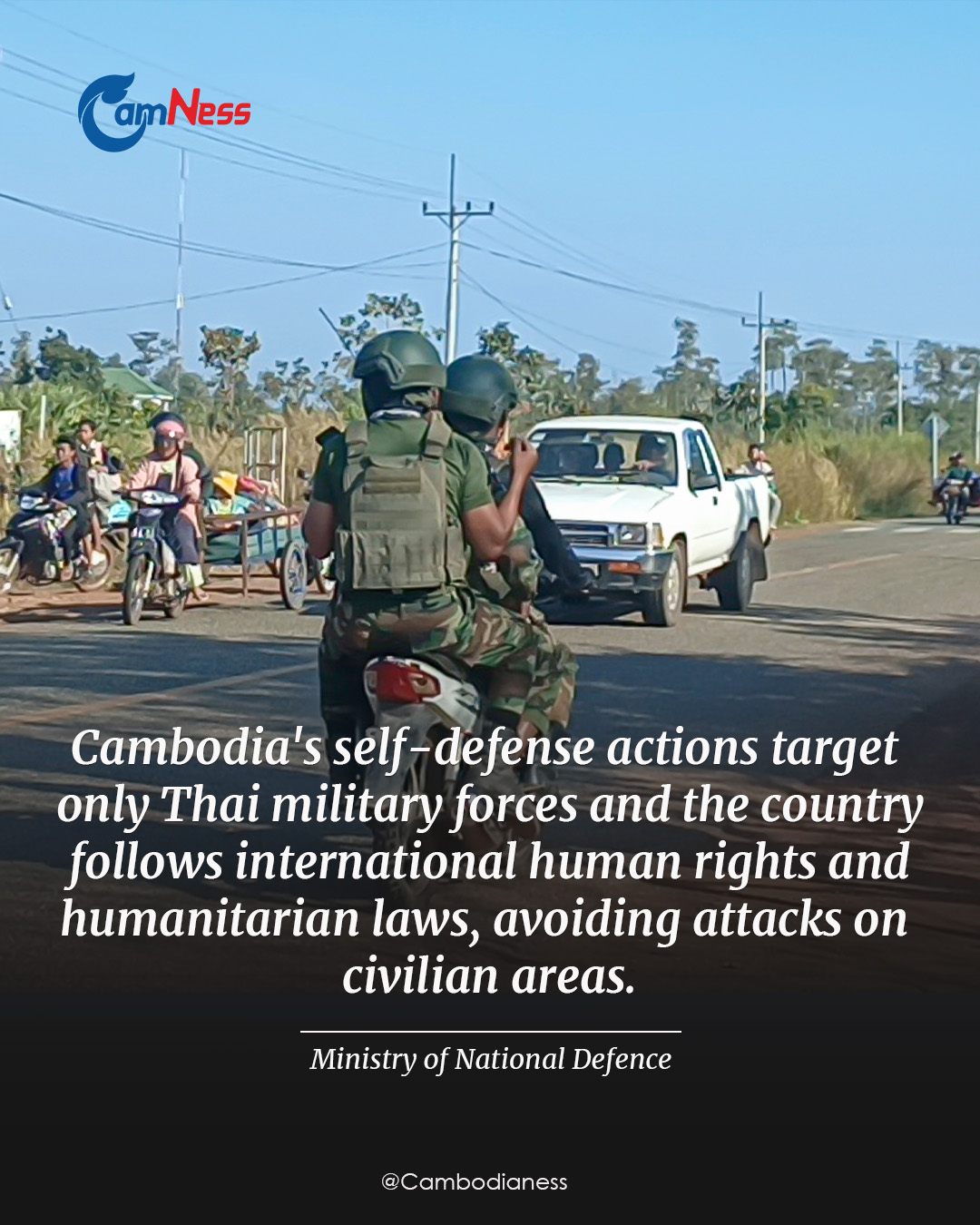 Cambodianess - The Ministry of National Defence asserts that its self ...