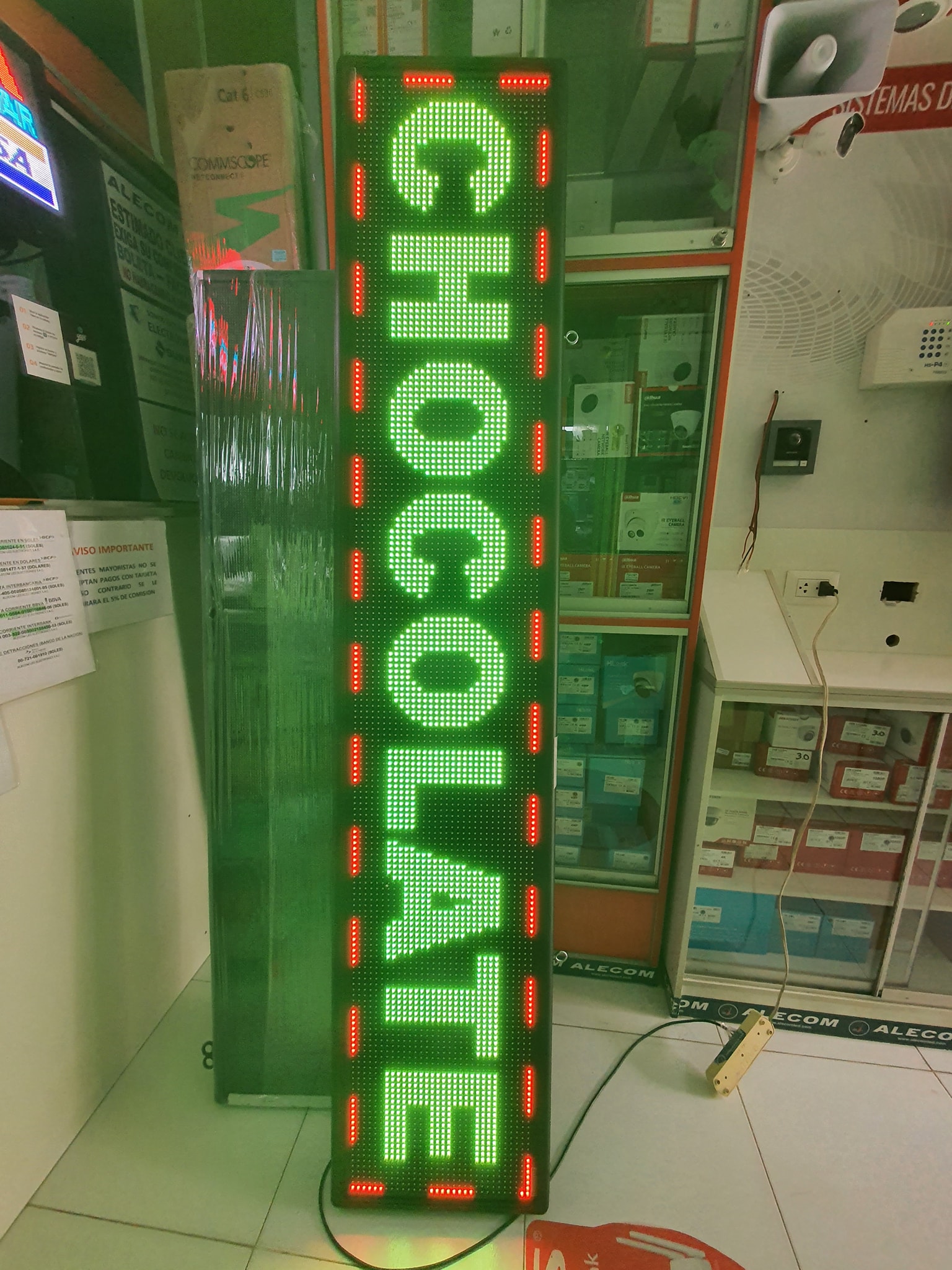 Letreros led
