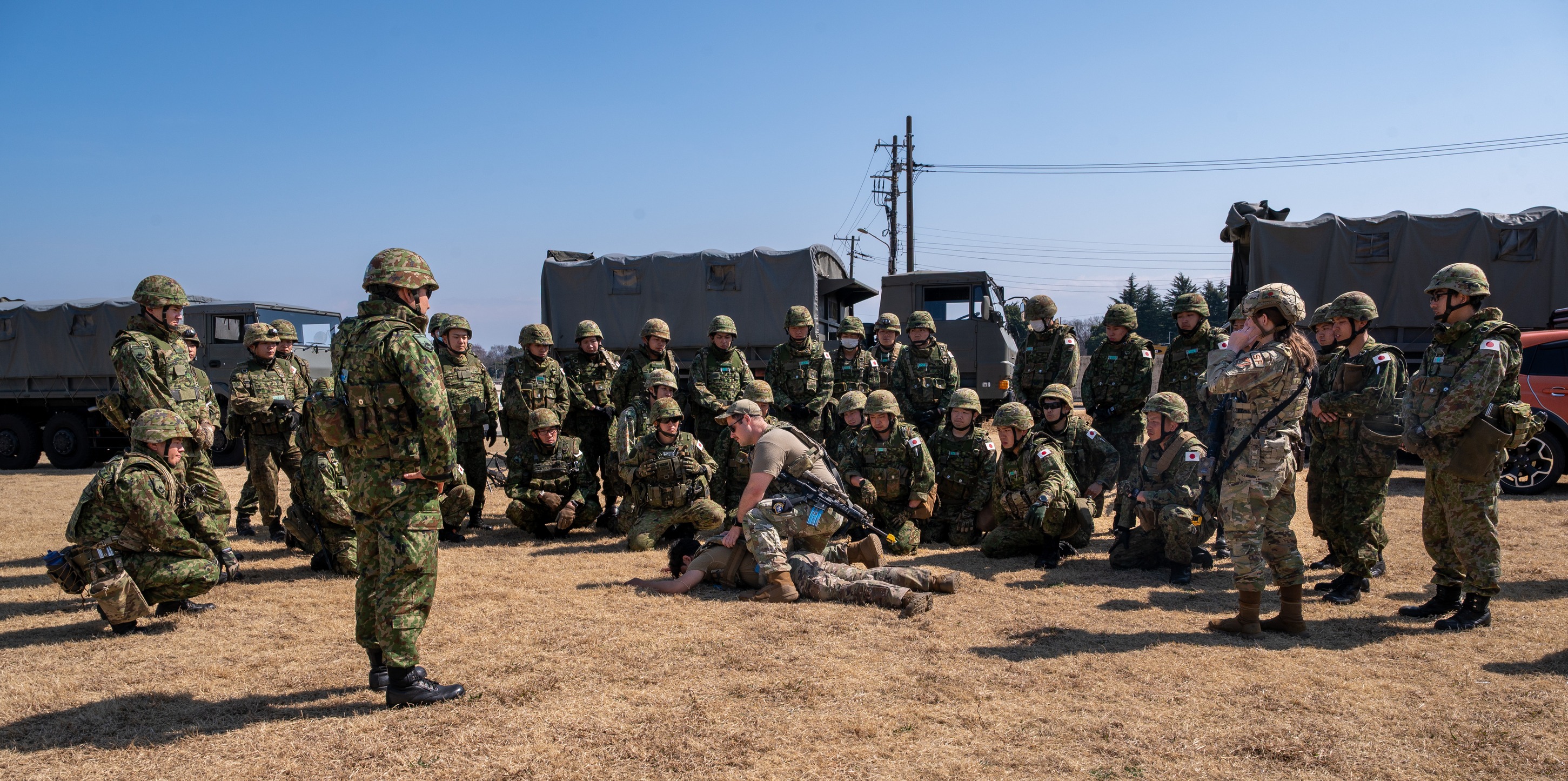 Guarding together 🤝 Defenders from the 374th Security Forces